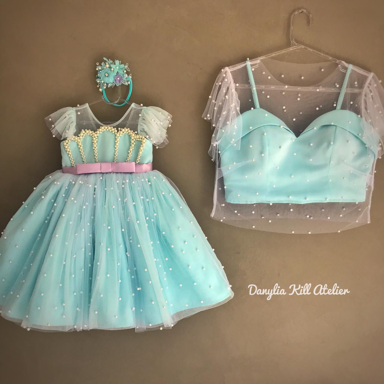 Vestido De Sereia Tutu Sob O Mar, Roupa Para Festa De Aniversário