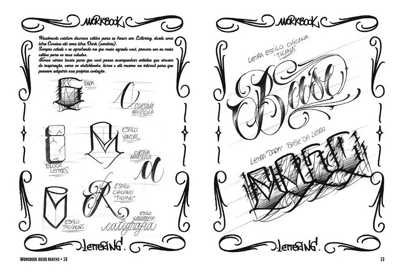 Workbook Lettering - Diego Rhatho - Brvce Supply