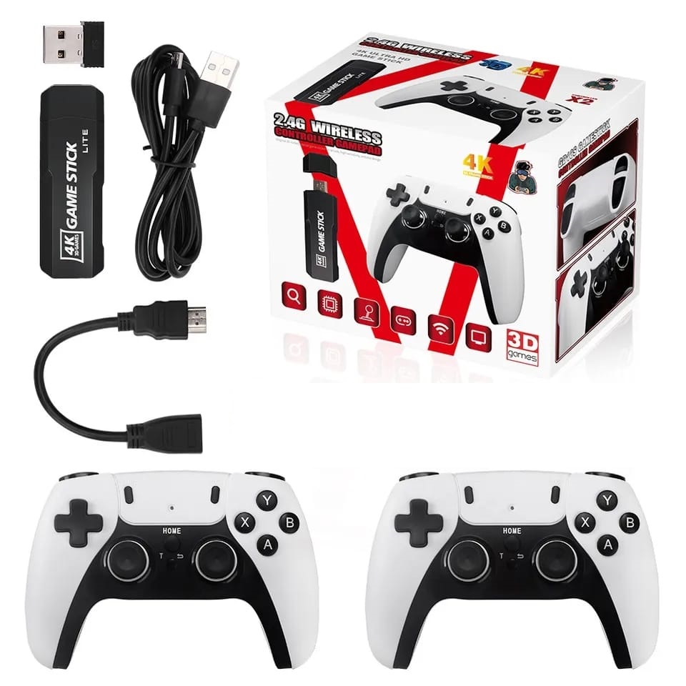 Videogame Retro Game Stick GD10 20000 Jogos Clássicos e 2 Controles - Cadê  Meu Jogo