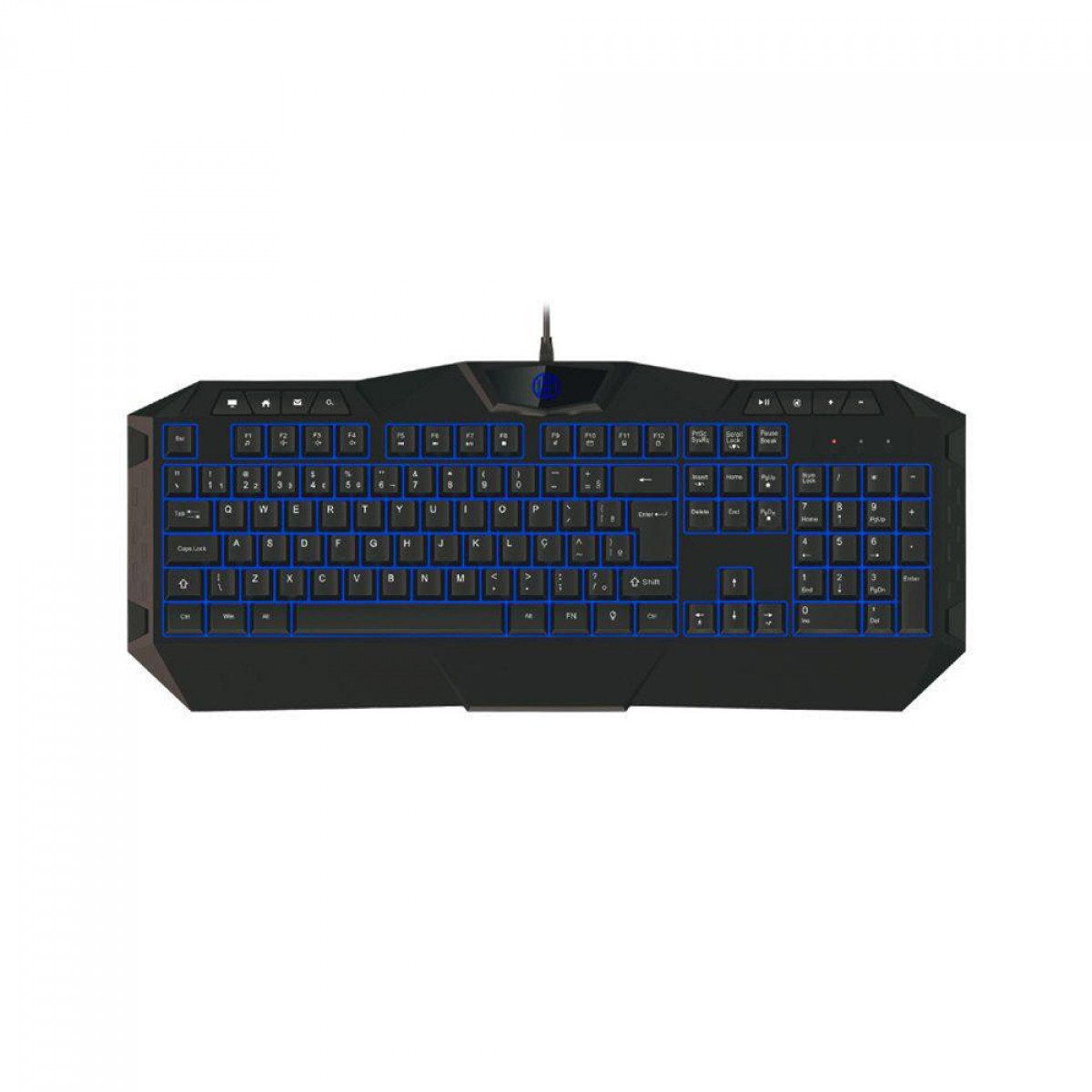 Kit Gamer Hoopson 4 em 1 Led Azul TPC-067 - Cadê Meu Jogo