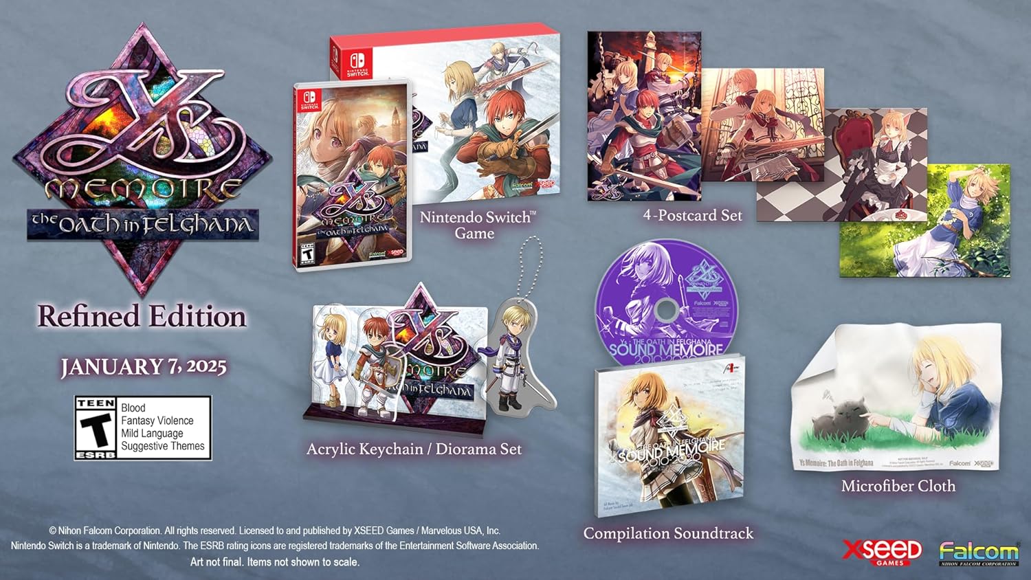 Ys: Memoire - The Oath in Felghana Refined Edition Nintendo Switch