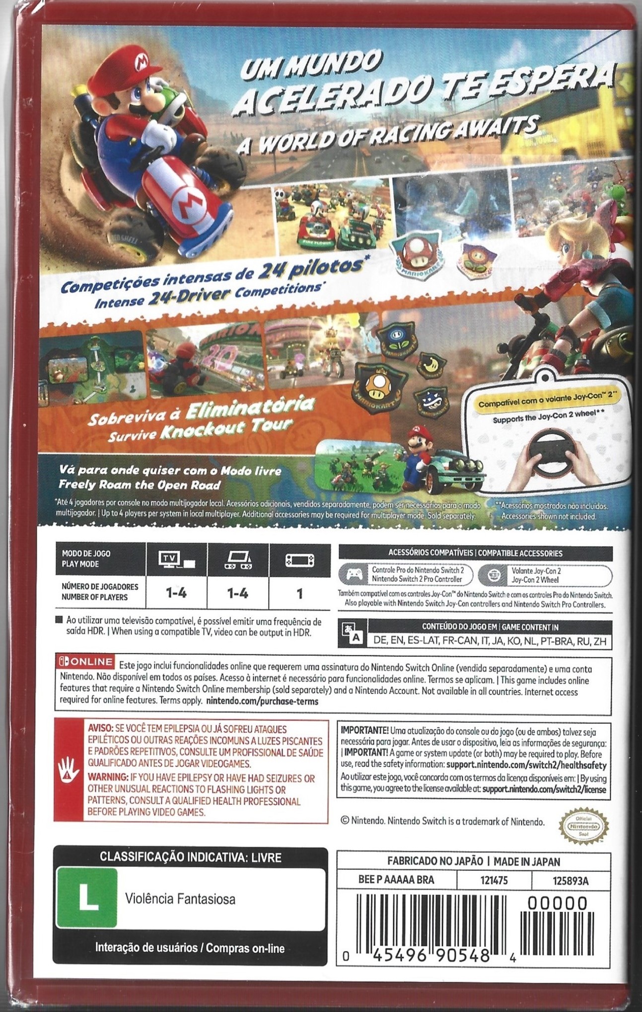 Mario Kart World Nintendo Switch 2 - Cadê Meu Jogo