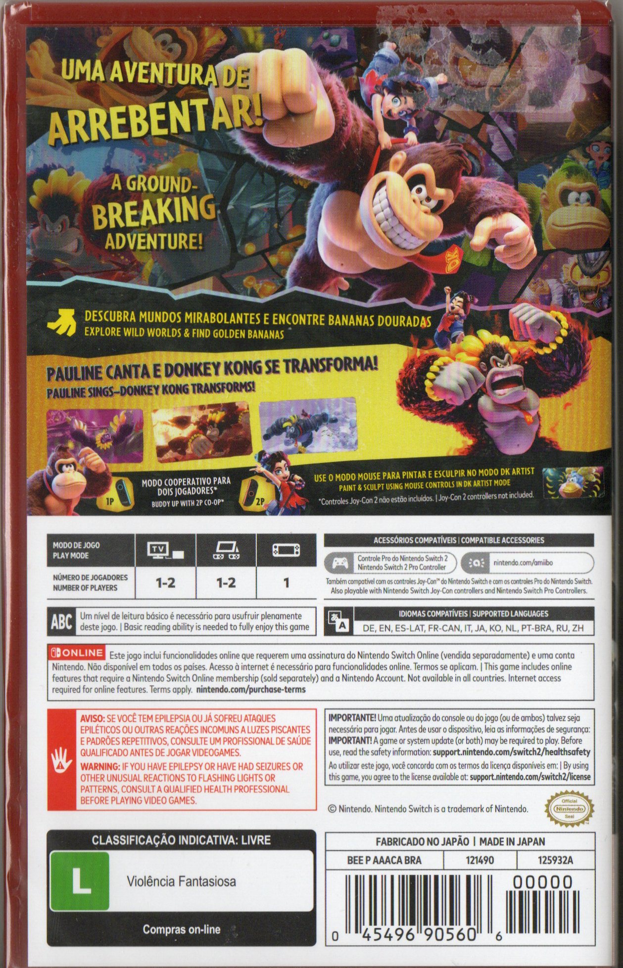 Donkey Kong Bananza Nintendo Switch 2 - Cadê Meu Jogo