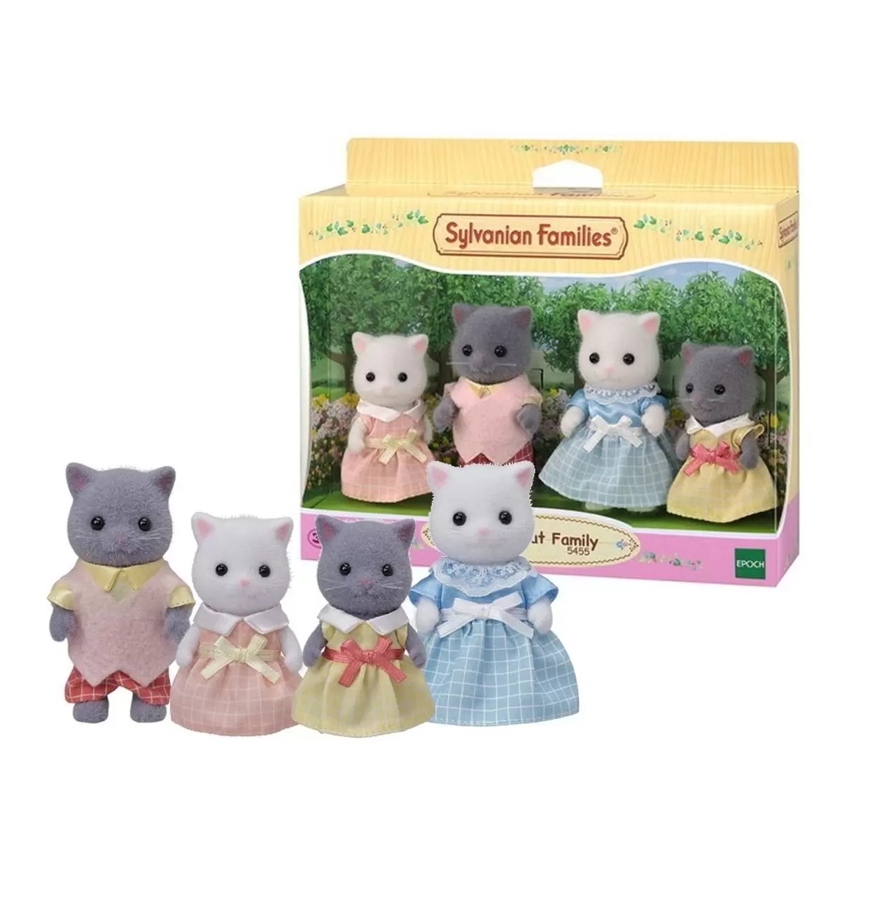 Família dos Gatos Persas Sylvanian Families - Cadê Meu Jogo