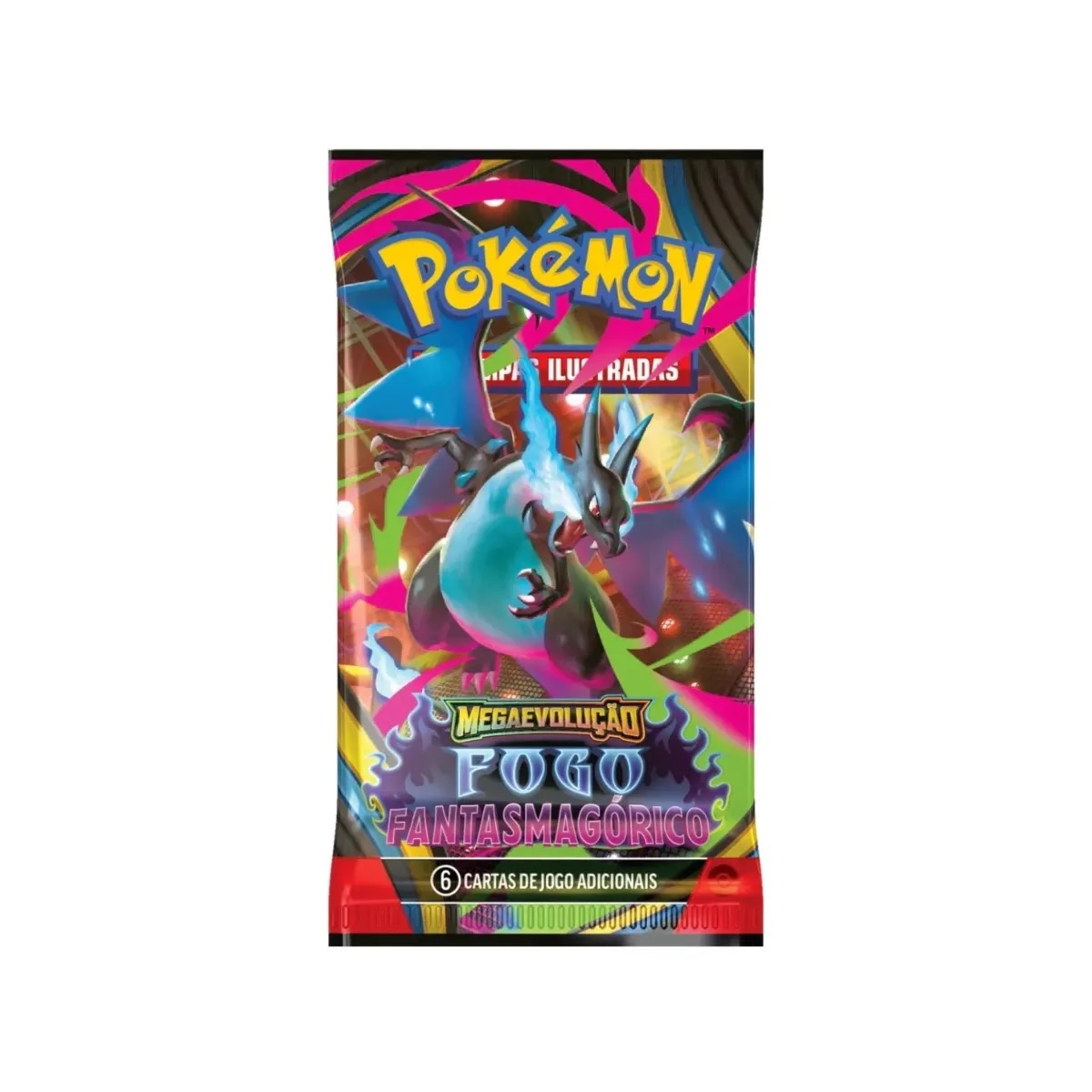 Cartas Blister Pokémon Triplo Whimsicott Me02 Fogo Fantasmagorico
