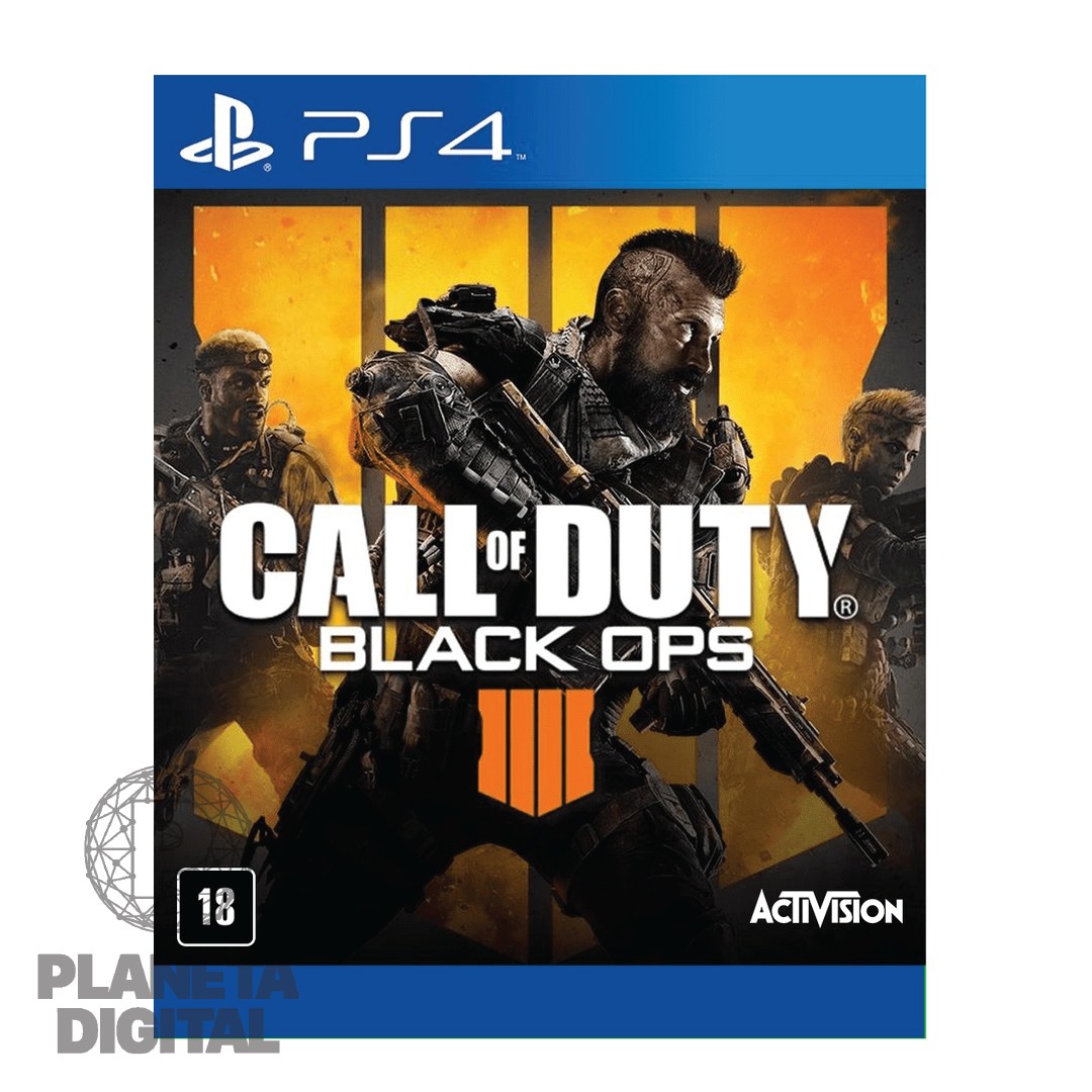 Call of Duty Black Ops 4 - PS4 - Game Games - Loja de Games Online