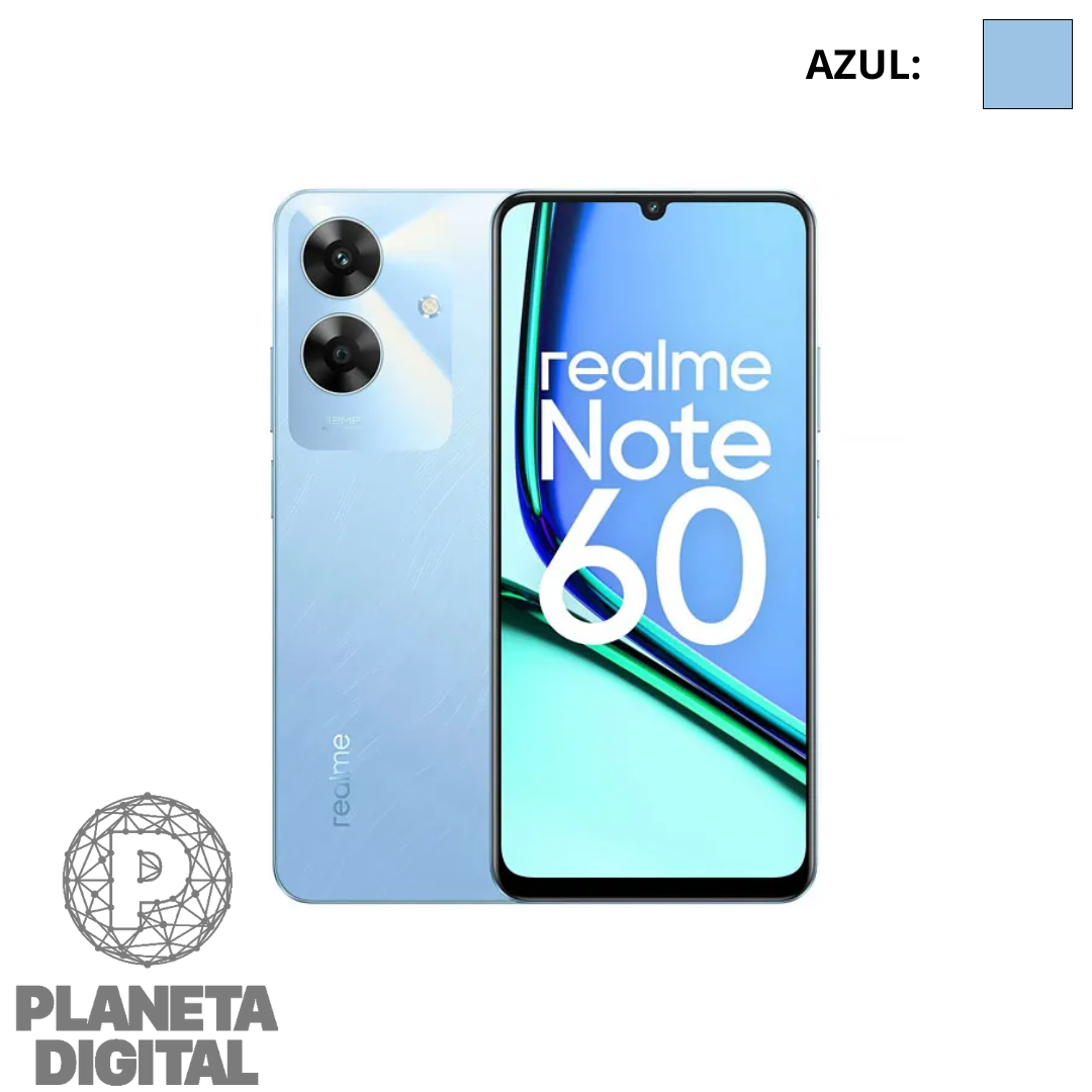 Smartphone Note 60 4G 256GB 4GB RAM Tela 6.74