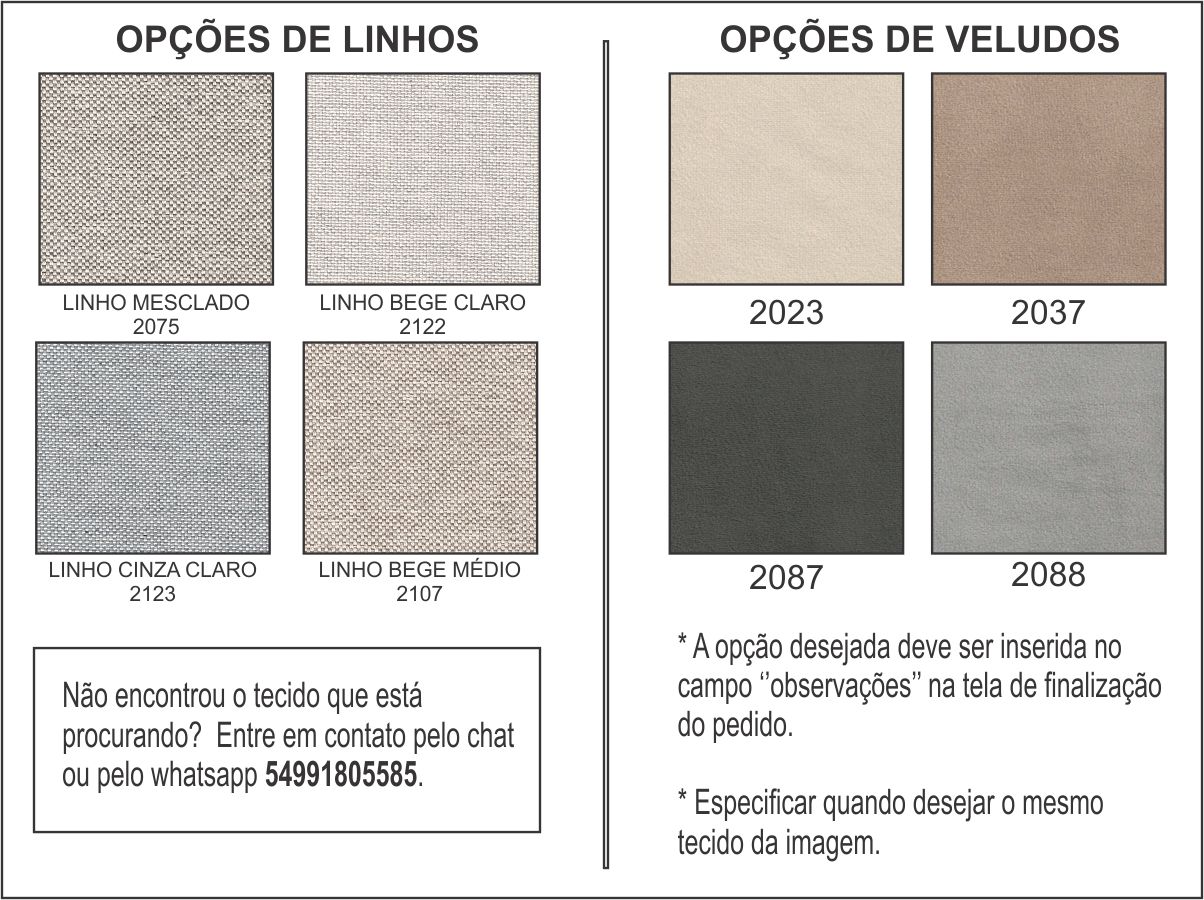 Sofá Itajaí 2,50m Lakhazza