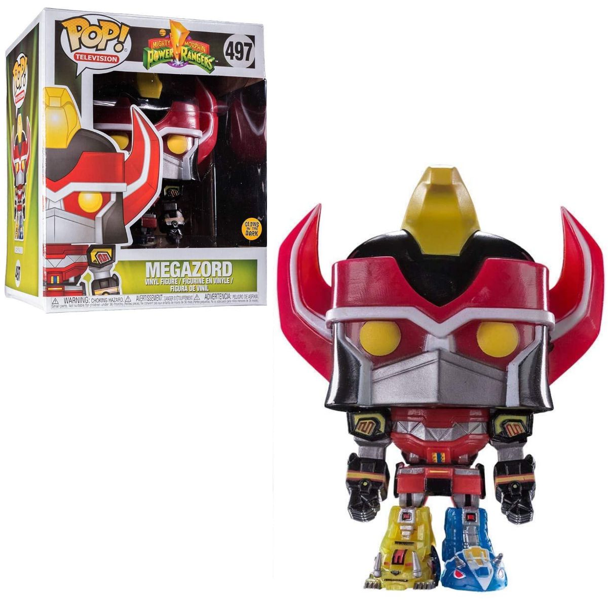 Funko pop megazord glow 2024 in the dark