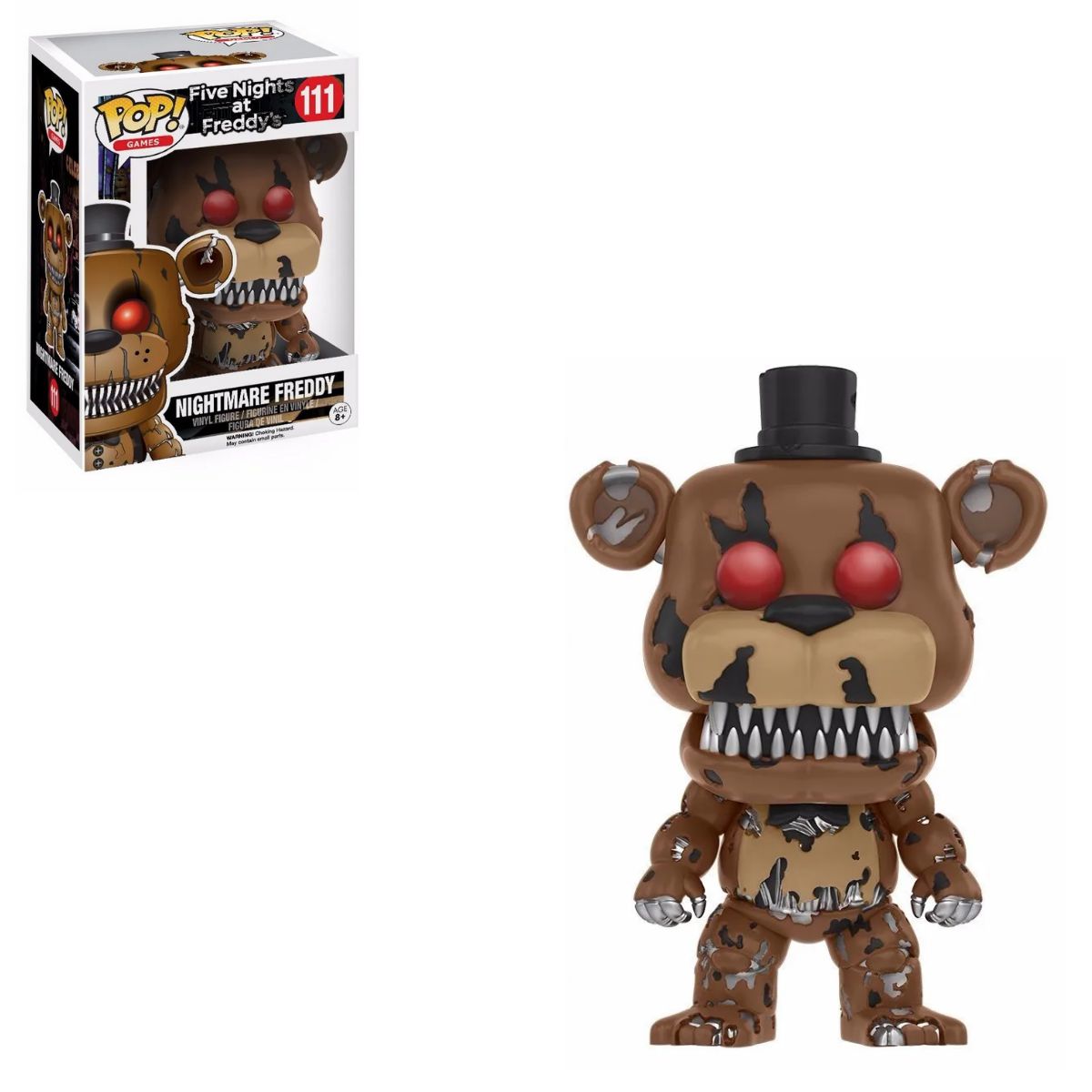 Funko Pop Nightmare Freddy 111 Five Nights At Freddy's FNAF