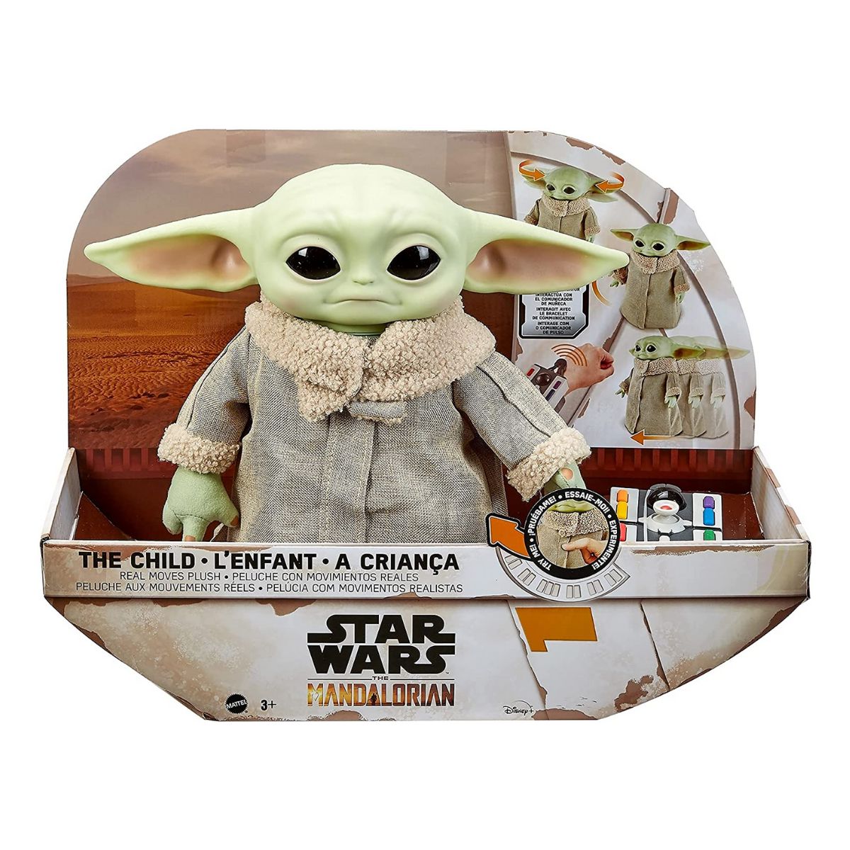 Pelucia Star Wars Mestre Yoda C/ Reconhecimento De Voz 43cm