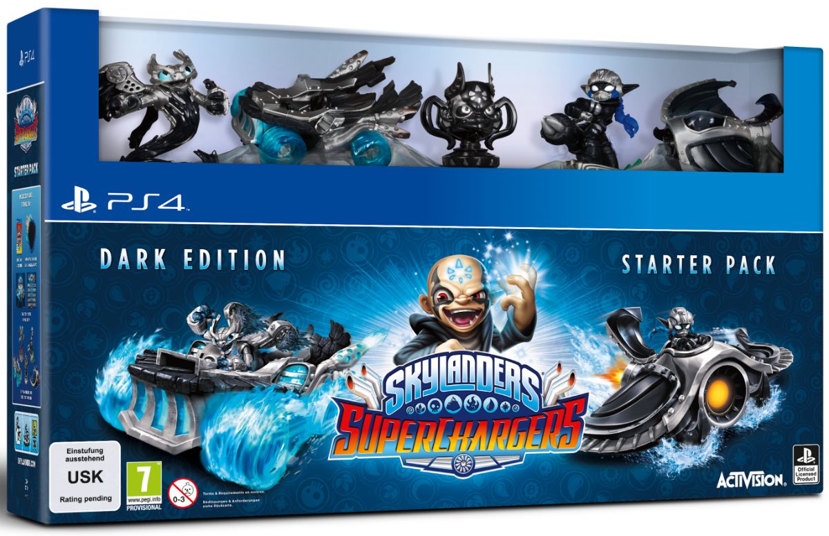 Skylanders Superchargers Dark Edition Starter Pack PS4 Game Games