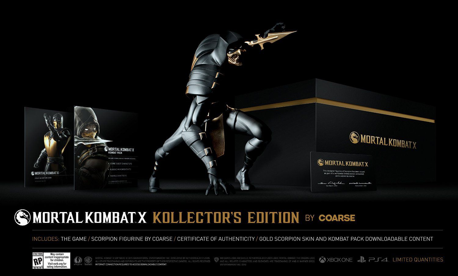 Mortal Kombat X Kollector's Edition by Coarse PS4 - Game Games - Loja de  Games Online