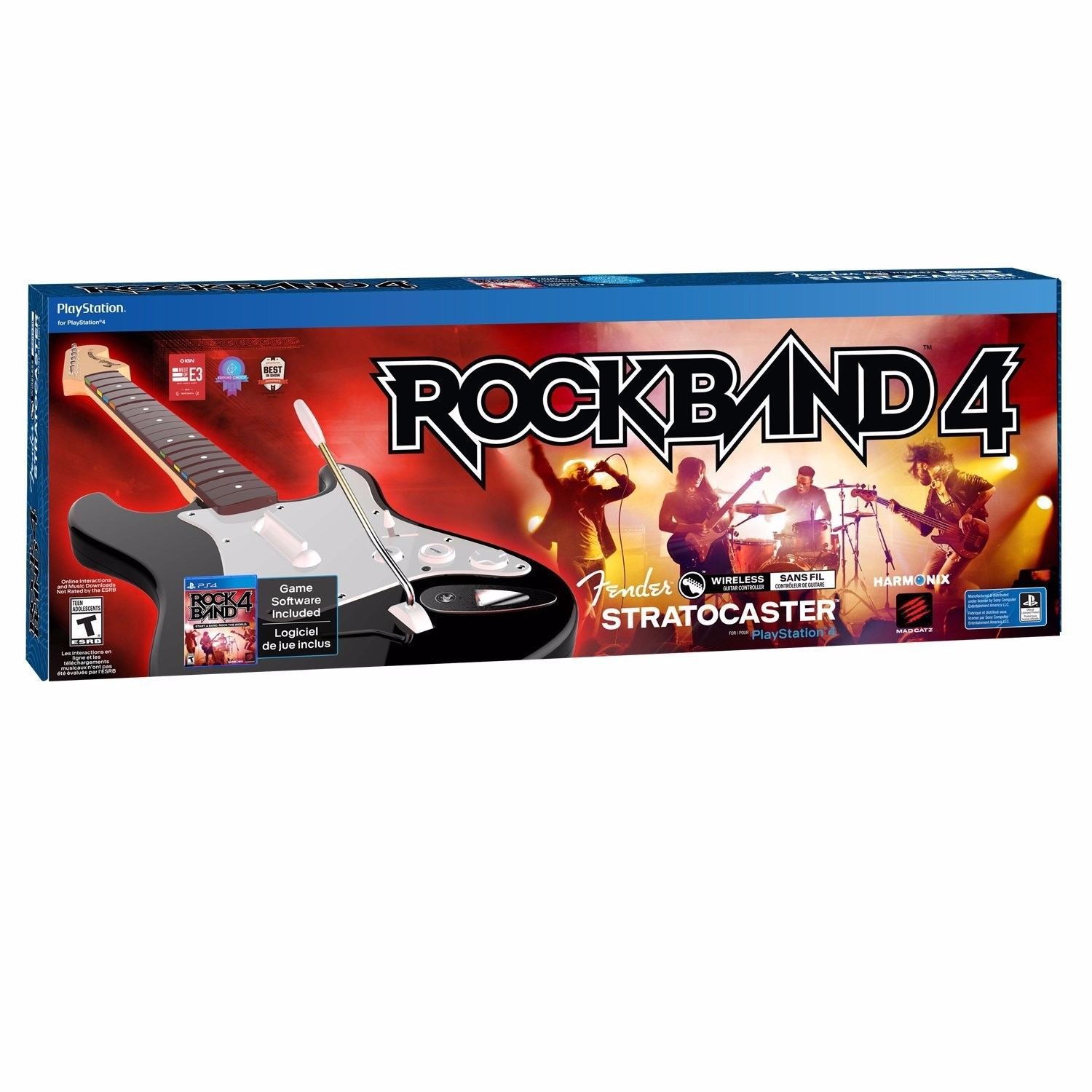 Rock Band 4 Wireless Guitar Bundle (Jogo + Guitarra) PS4 Game Games
