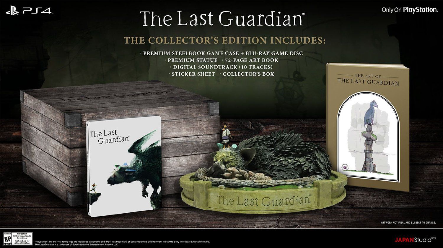 The Last Guardian Collector's Edition - PS4 - Game Games - Loja de Games  Online