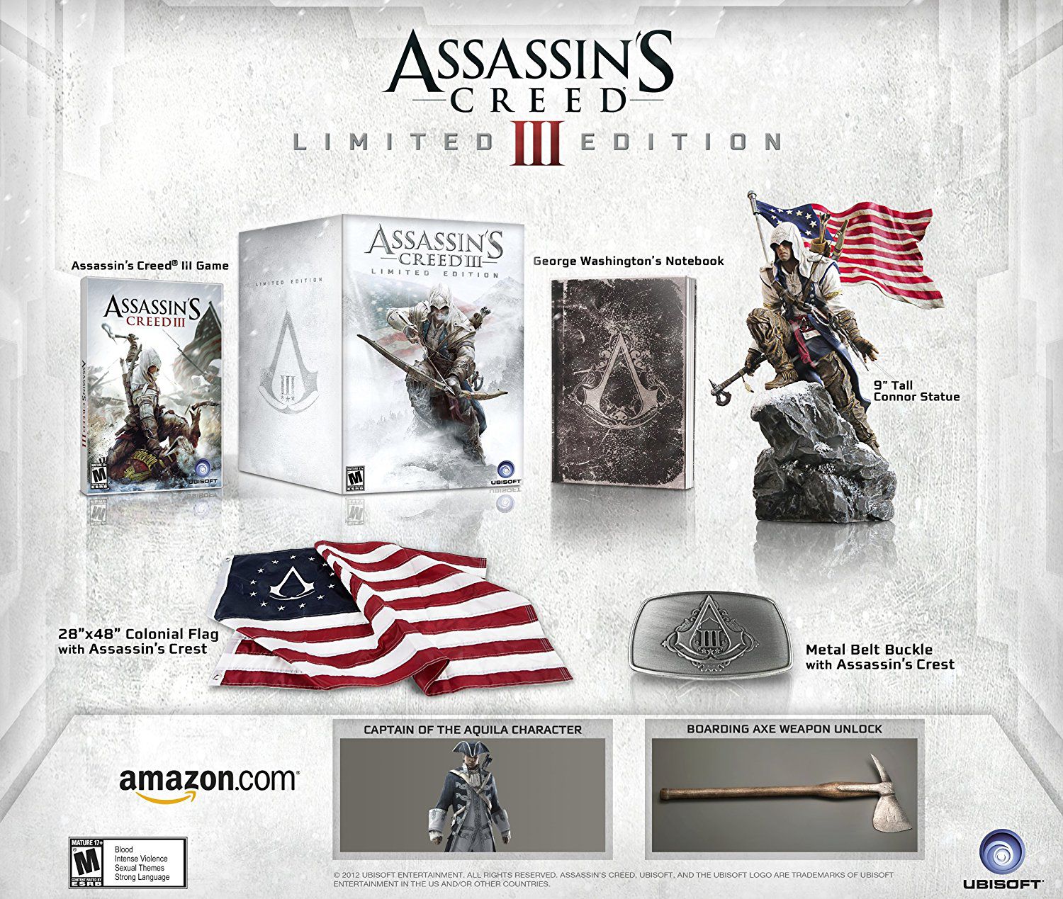 Assassin's Creed 3 Limited Edition Collectors - Ps3