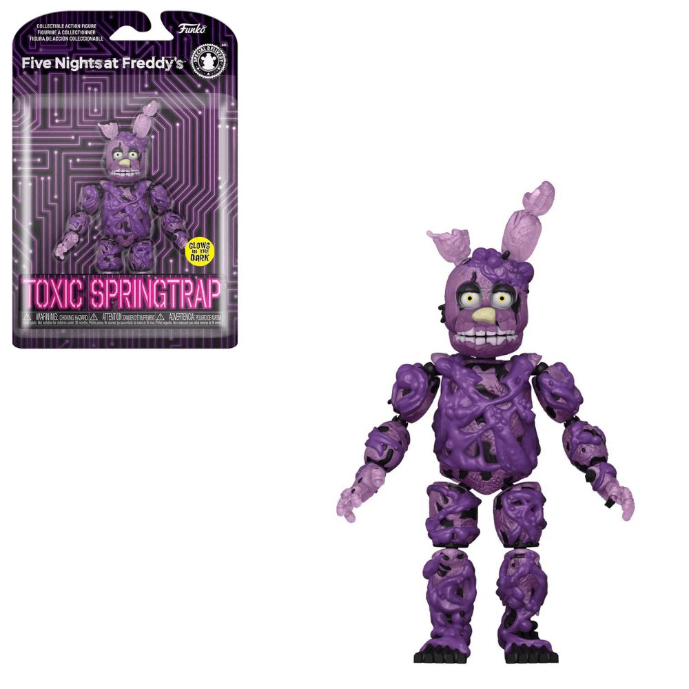  Funko Pop!Action Figure: Five Nights at Freddy's - Toxic  Springtrap (Glow in The Dark) : Toys & Games