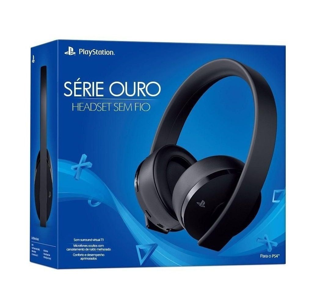 Sony Gold Wireless 7.1 Stereo Headset - Game Games - A Loja Mais POP do ...