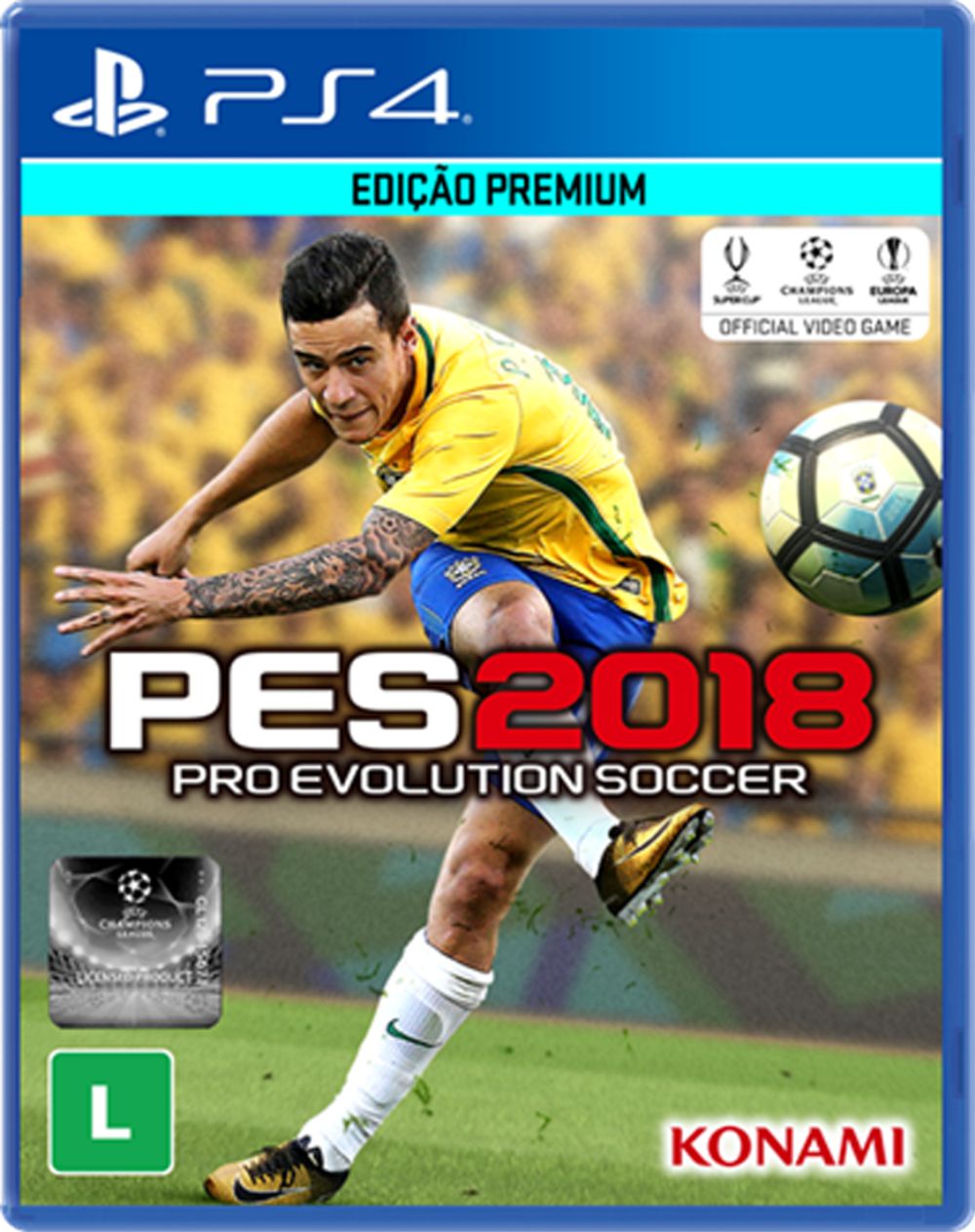 Pro Evolution Soccer 2018 - PES 2018 - PS4 - Game Games - Loja de Games  Online | Compre Video Games