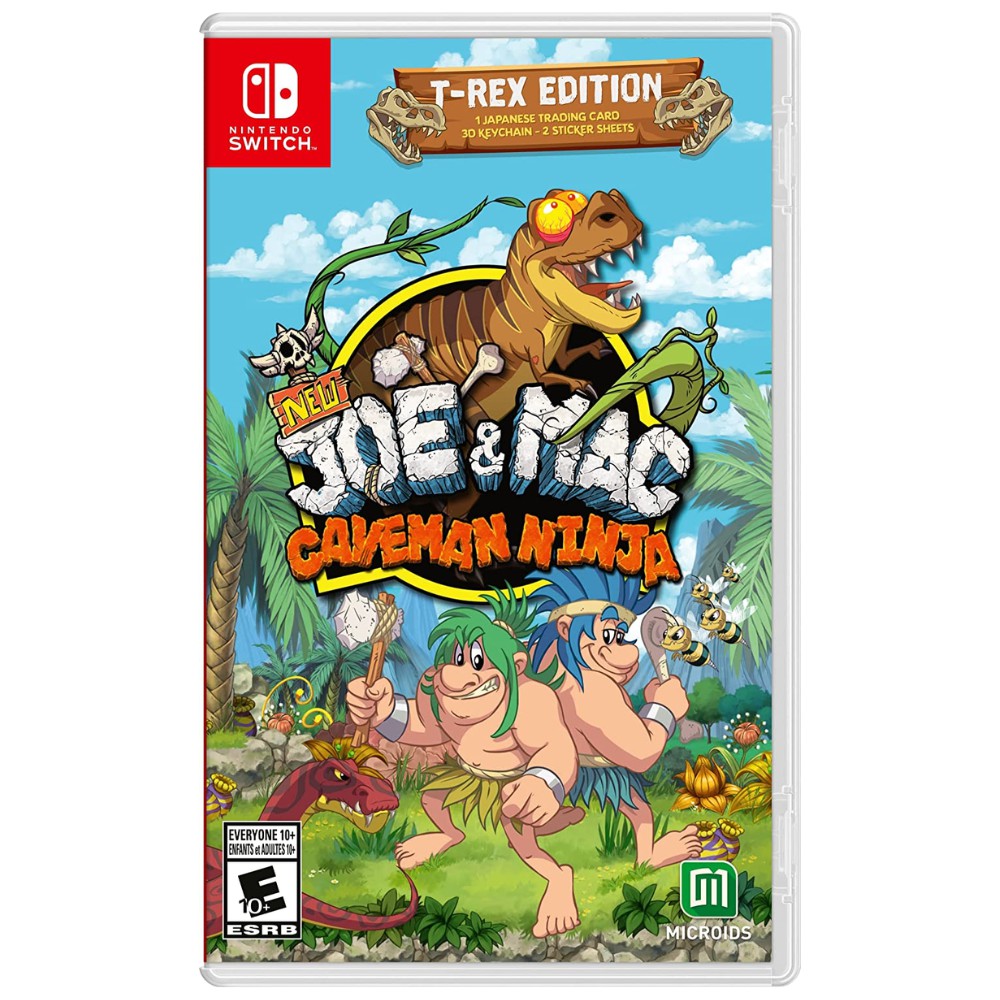 New Joe and Mac Caveman Ninja T-Rex Edition - Switch - Game Games - Loja de  Games Online