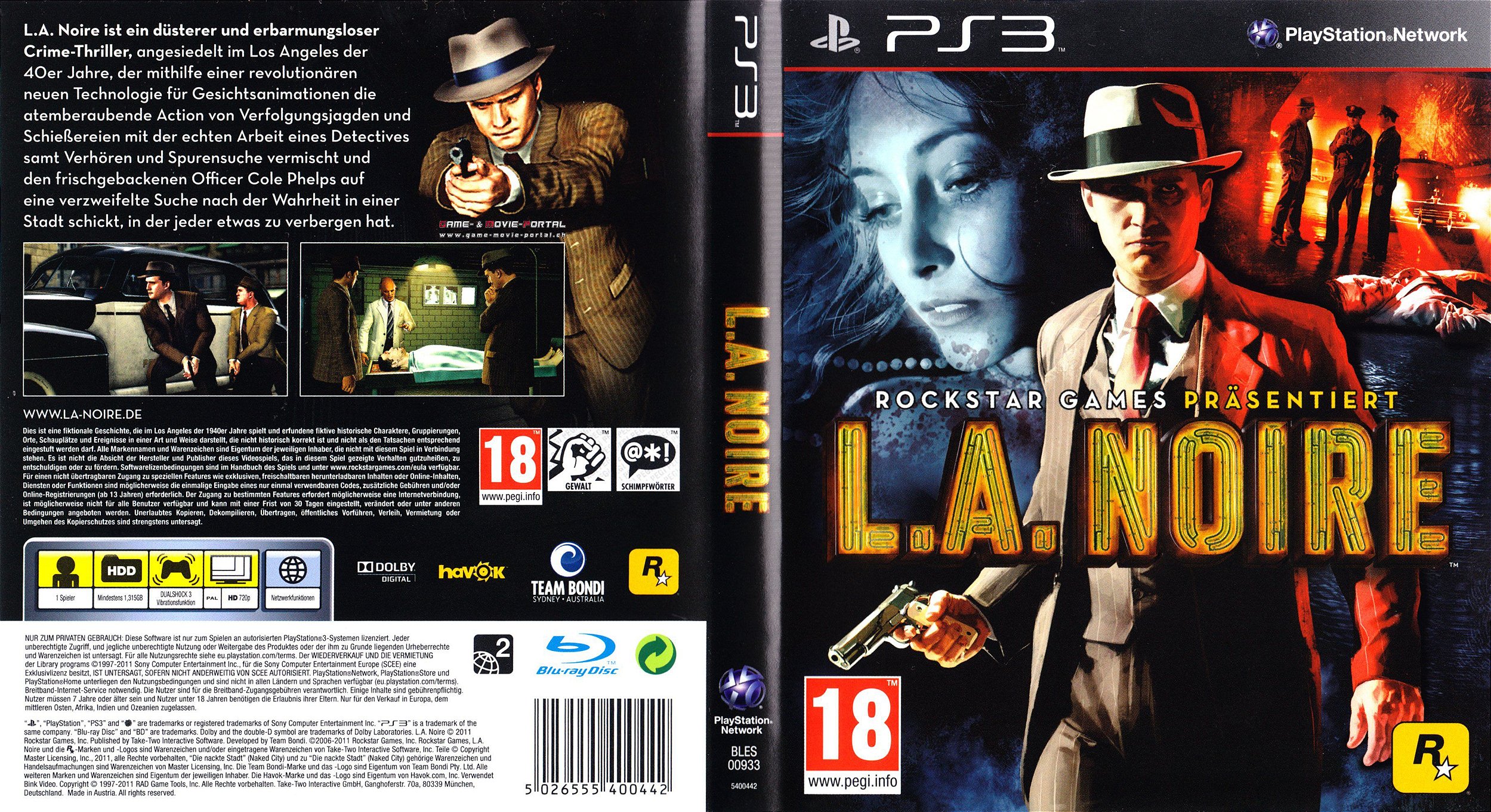L.a. Noire - Ps3 - Midia Digital - GamPlay