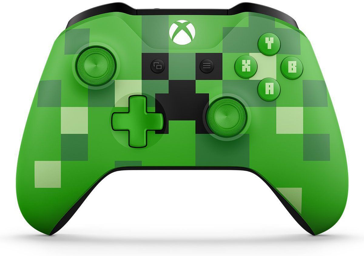 Controle Microsoft Minecraft Creeper sem fio - Xbox One S (Usado) - Elite  Games - Compre na melhor loja de games - Elite Games