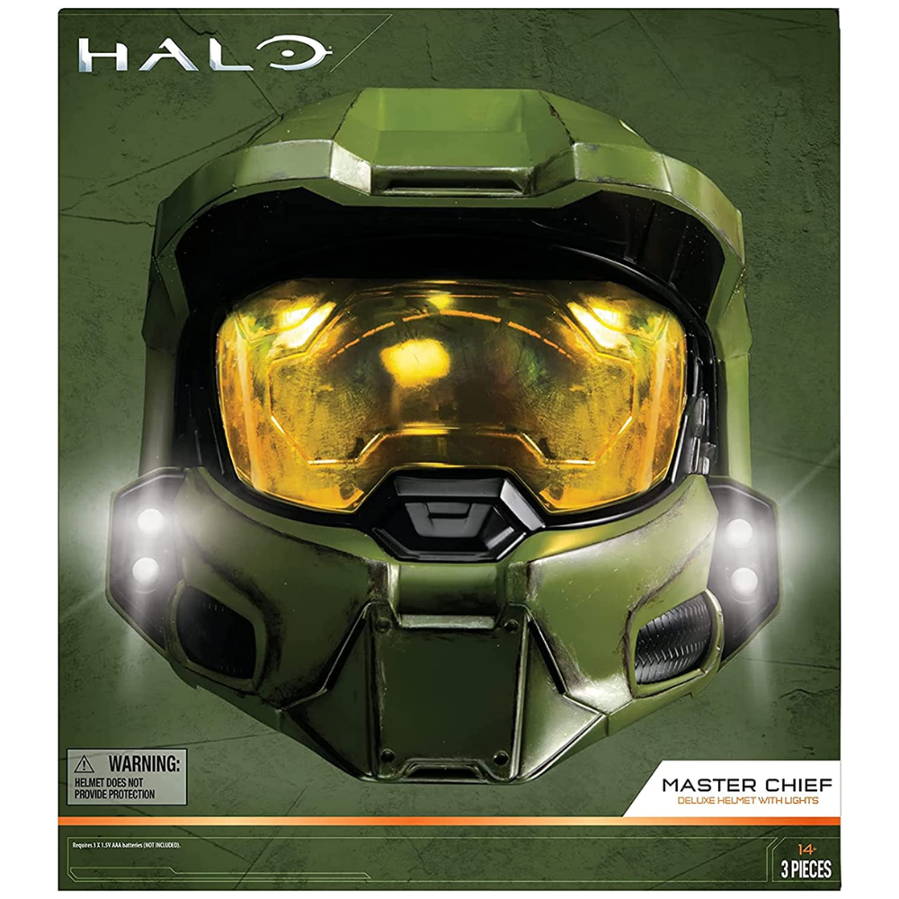 Capacete Master Chief Halo c/ Suporte e Luzes LED Escala 1:1 - Game Games -  Loja de Games Online | Compre Video Games