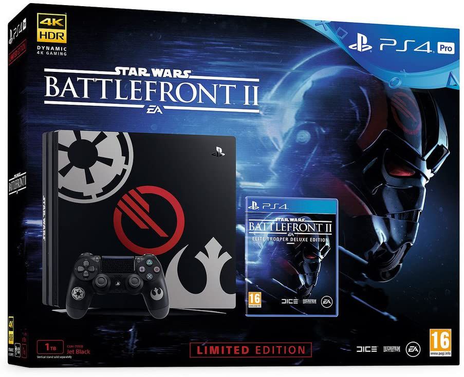 PlayStation 4 Pro 1TB Limited Console Star Wars Battlefront 2 - Game Games  - Loja de Games Online