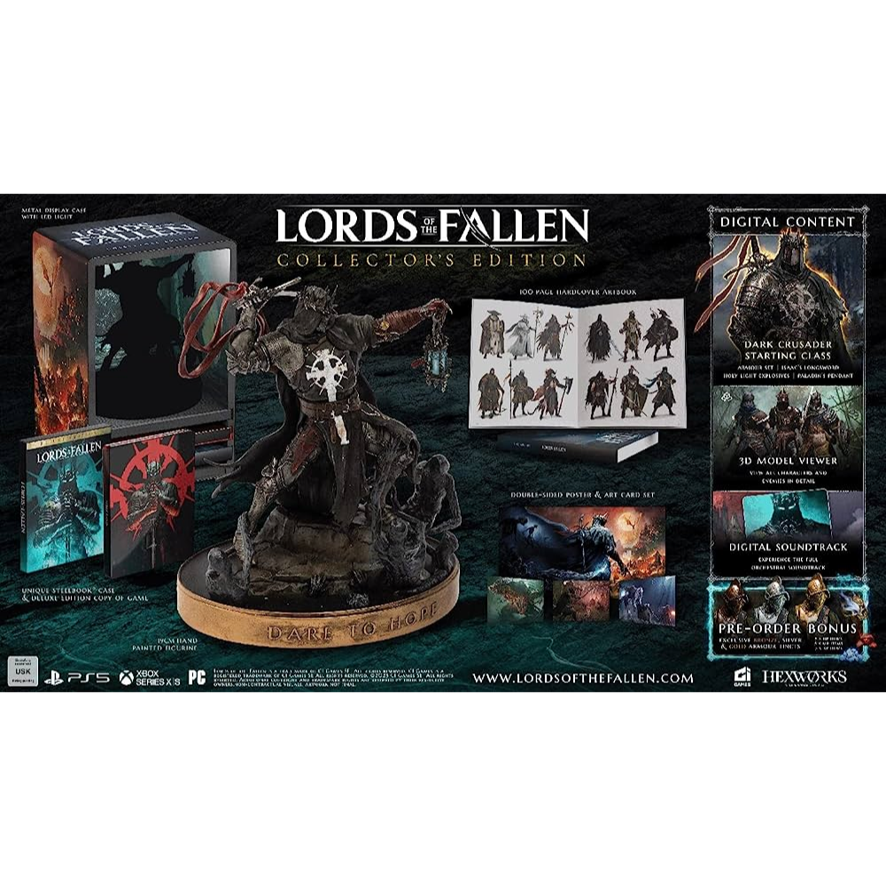 Lords of the Fallen Collectors Edition GameStop - PS5 - Game Games - Loja  de Games Online