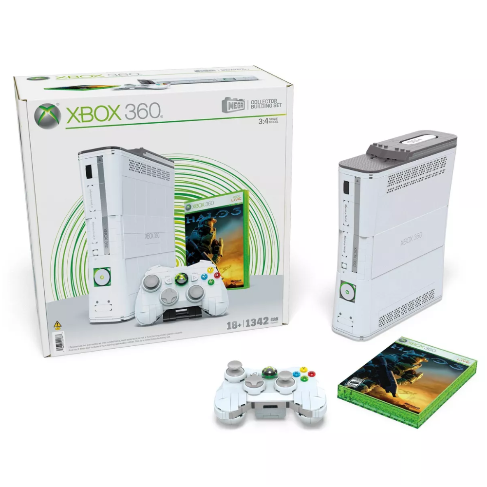 MEGA Showcase Collector Building Set Microsoft Xbox 360 - 1342pcs - Game  Games - Loja de Games Online