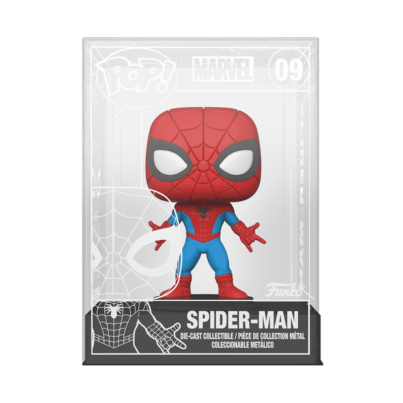 Funko Pop Marvel 09 SpiderMan Die Cast Exclusive Game Games