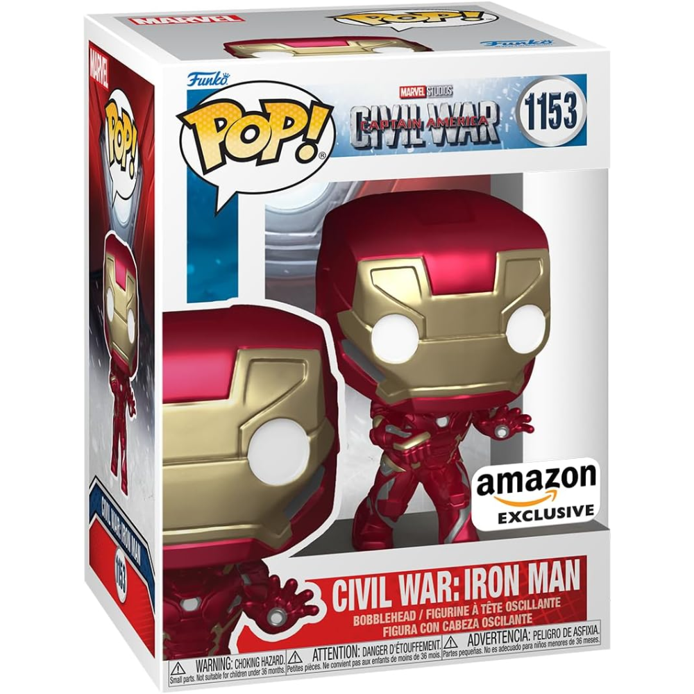 Funko Pop Marvel Civil War 1153 Iron Man Exclusive Game Games A Loja Mais POP do Brasil