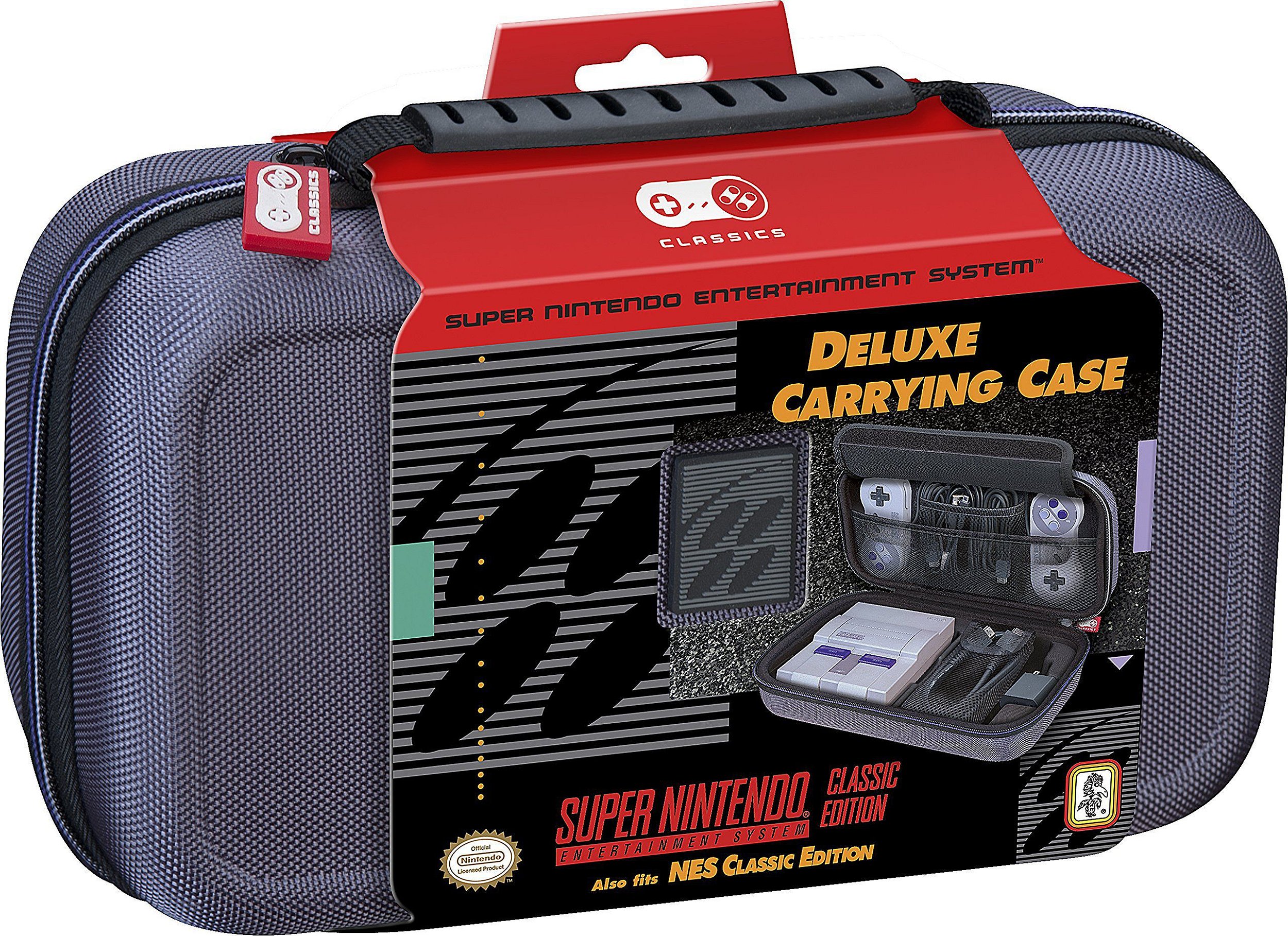 Nintendo Deluxe Travel Case For Snes Nes Classic Edition