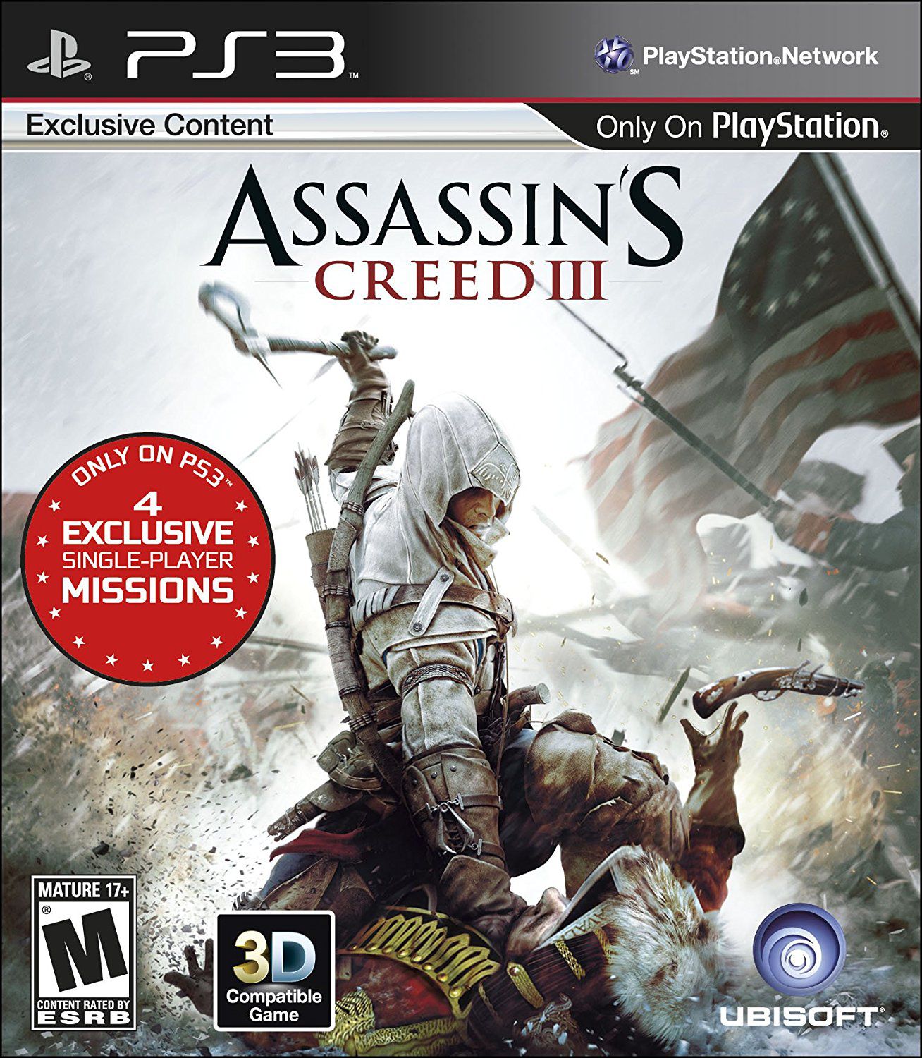 Jogo PS3 - Assassin's Creed III (Mídia Física) - FF Games