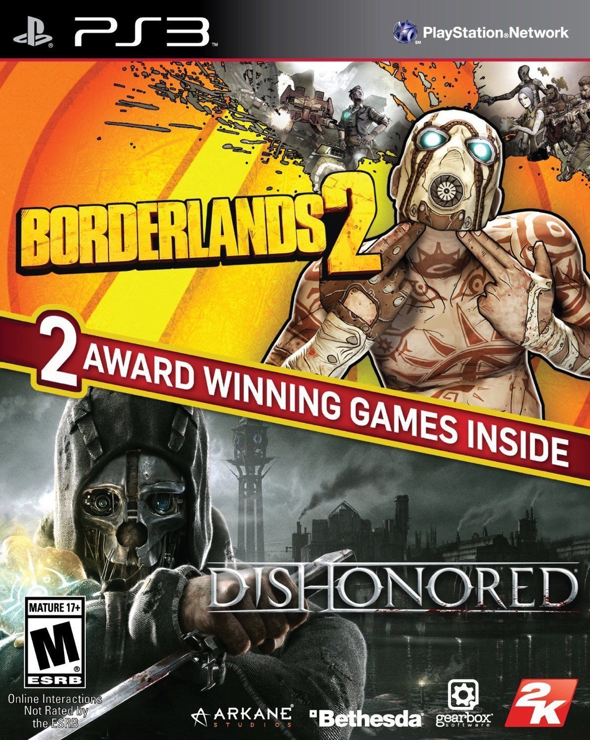 The Borderlands 2 Dishonored Bundle PS3 Game Games Loja de