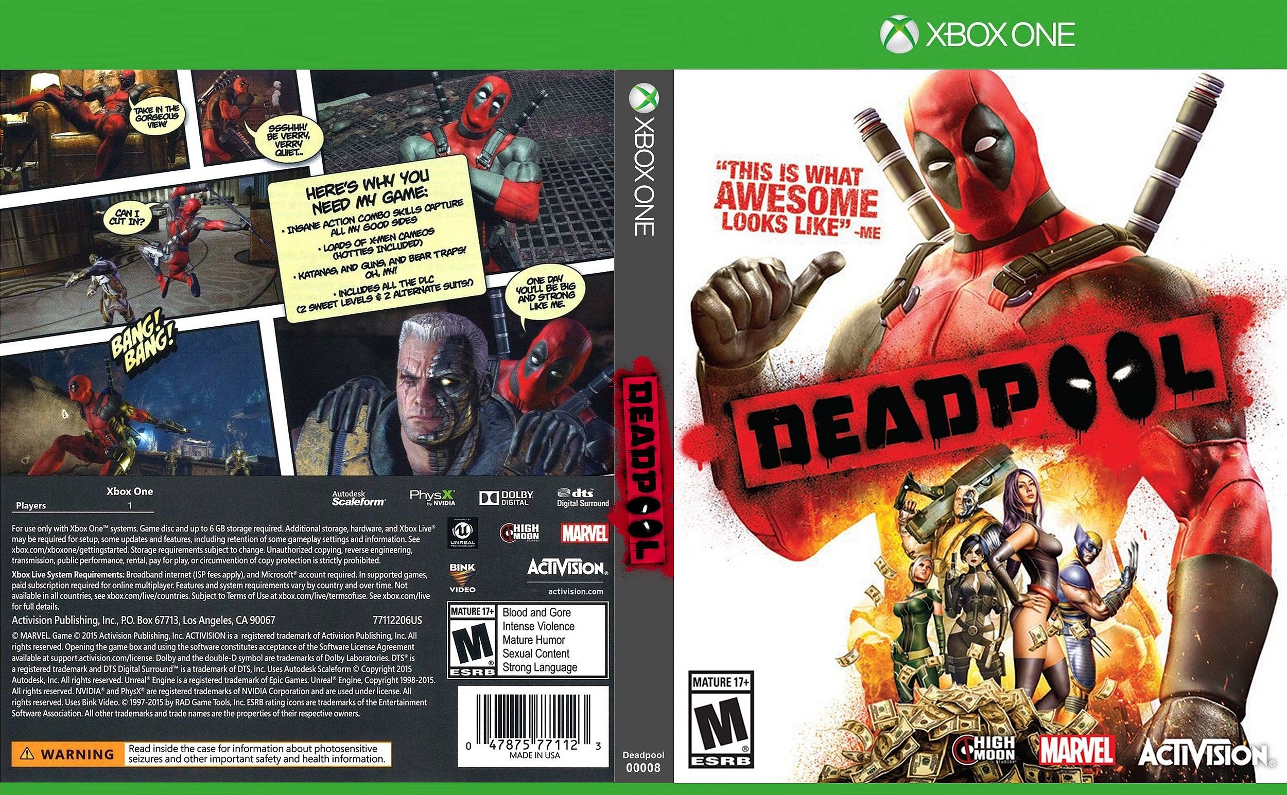 Deadpool Xbox One Game Games A Loja Mais POP do Brasil Vem