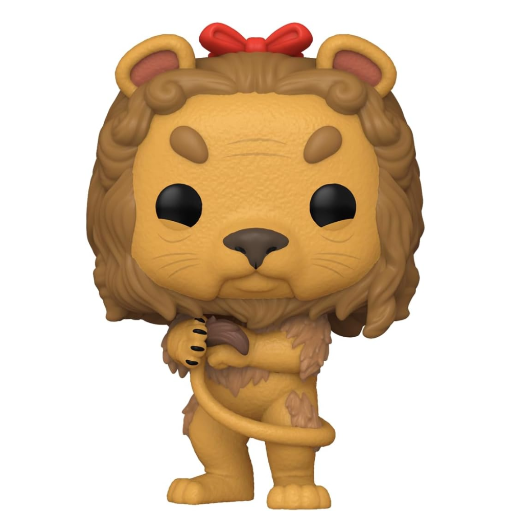 Funko POP! The Wizard Of Oz – Cowardly Lion – 1/6 Kans Op Zeldzame Flocked Chase Variant – Vinyl Verzamelpop 9,5 Cm