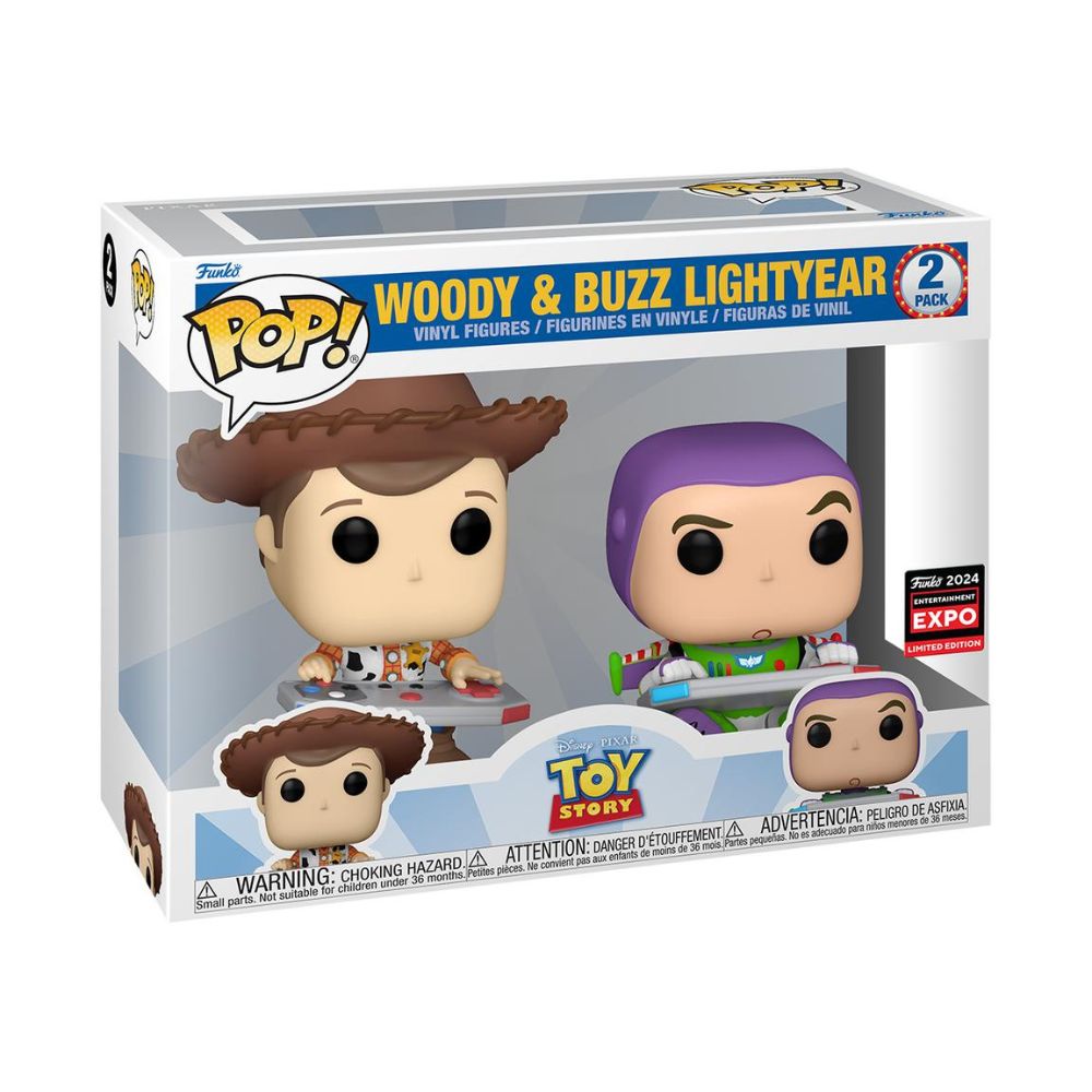Funko Pop Toy Story Woody e Buzz Lightyear 2Pack Game Games A Loja Mais POP do Brasil Vem
