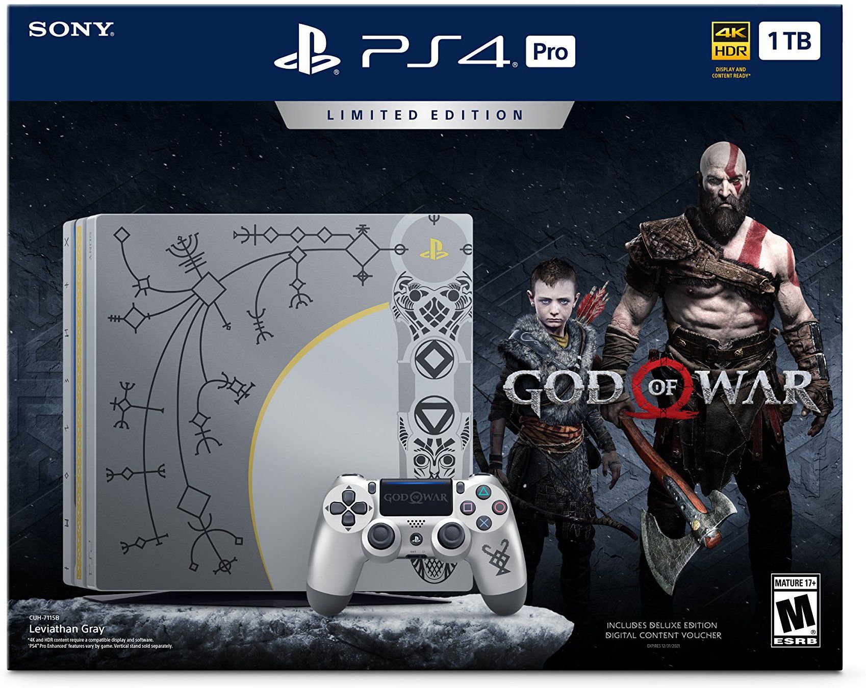 Console PlayStation 4 Pro 1TB Limited Edition God of War - Game