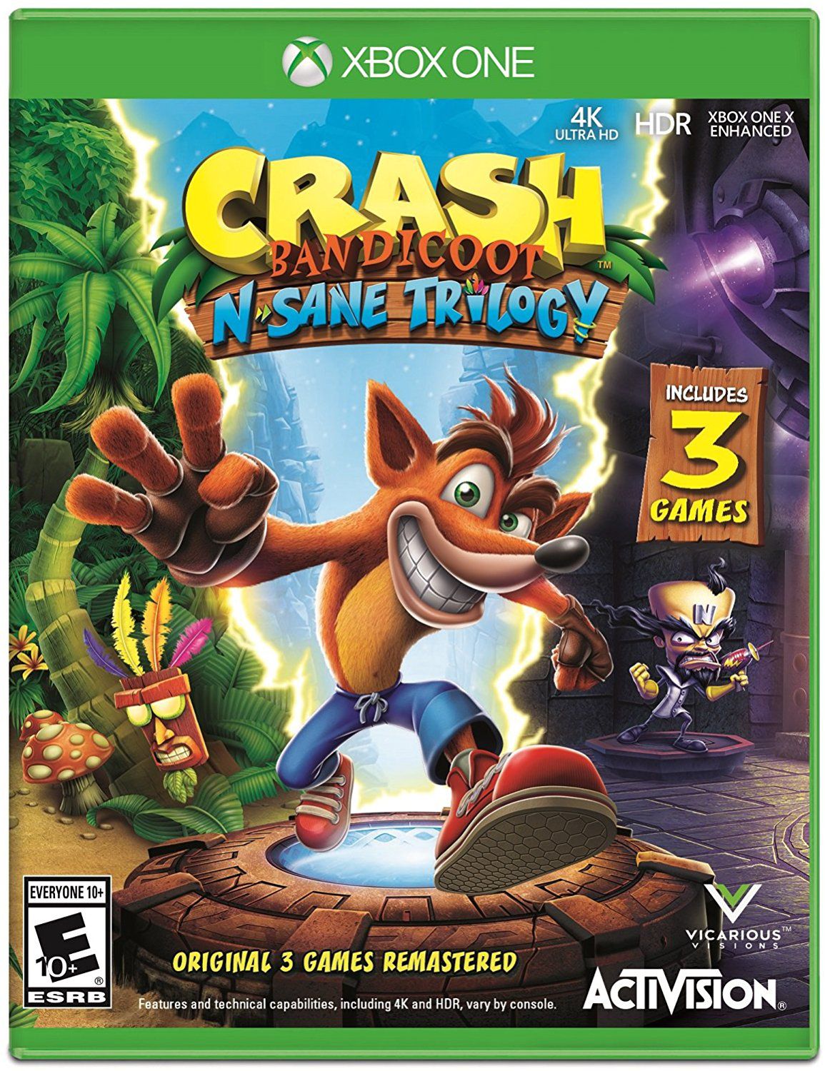 Jogo Crash Bandicoot N Sane Trilogy - PS4 - ZEUS GAMES - A única loja Gamer  de BH!