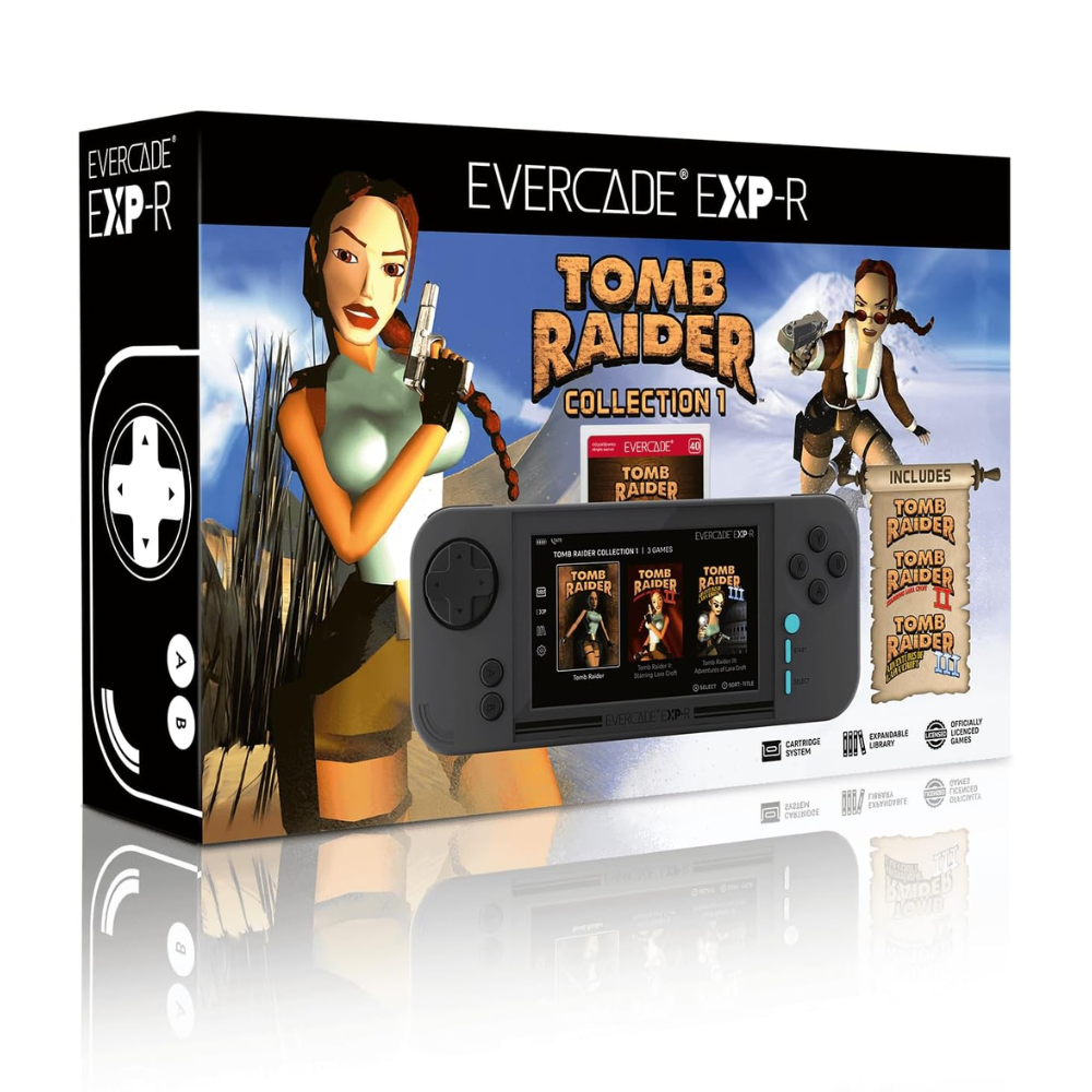 人気の贈り物が Evercade EXP-R Retro Gaming Portátil w/ Tomb Raider 1, 2 e 3 その他