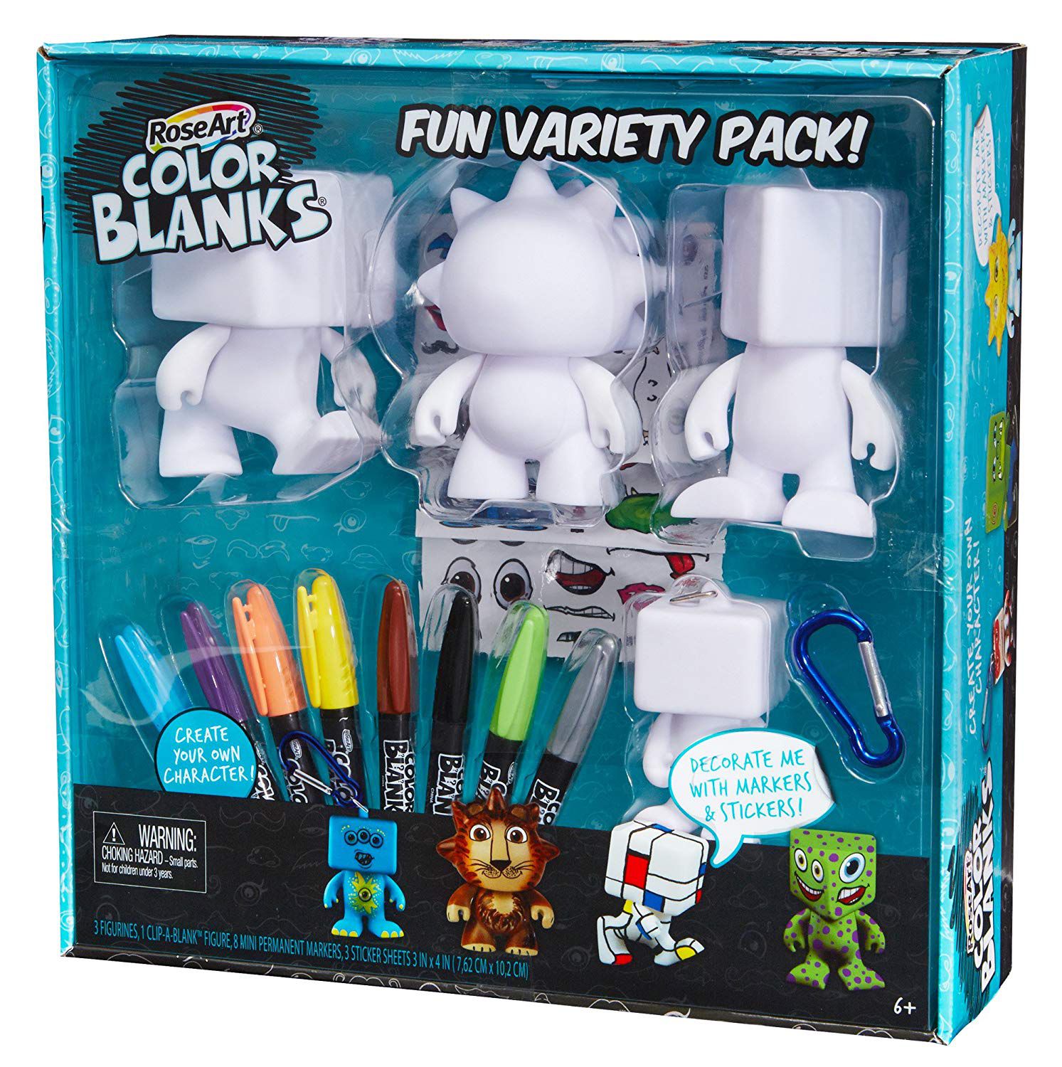 RoseArt Color Blanks Fun Variety Pack Design Game Games Loja de