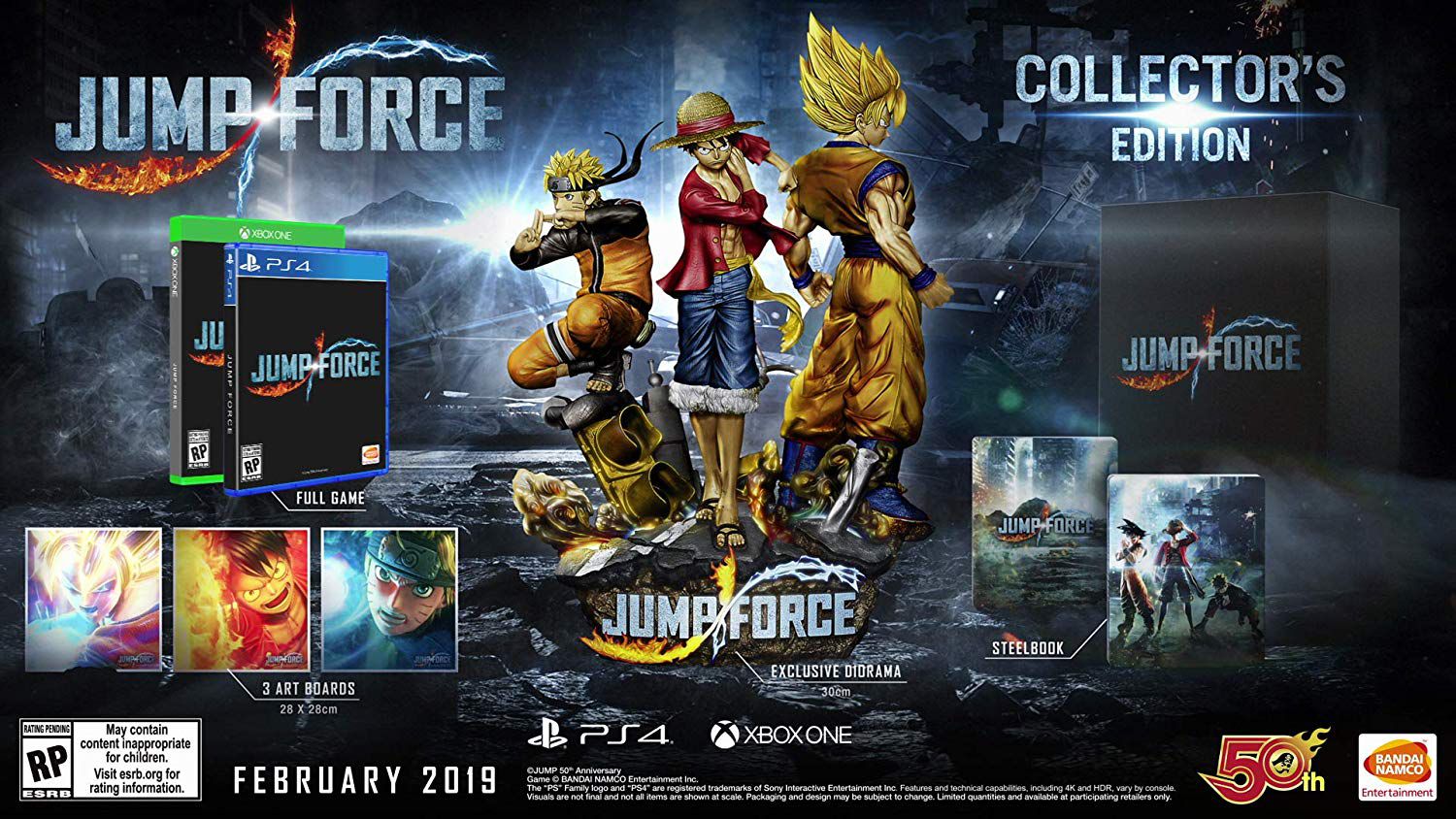 Jump Force deixará de ser vendido e produzido