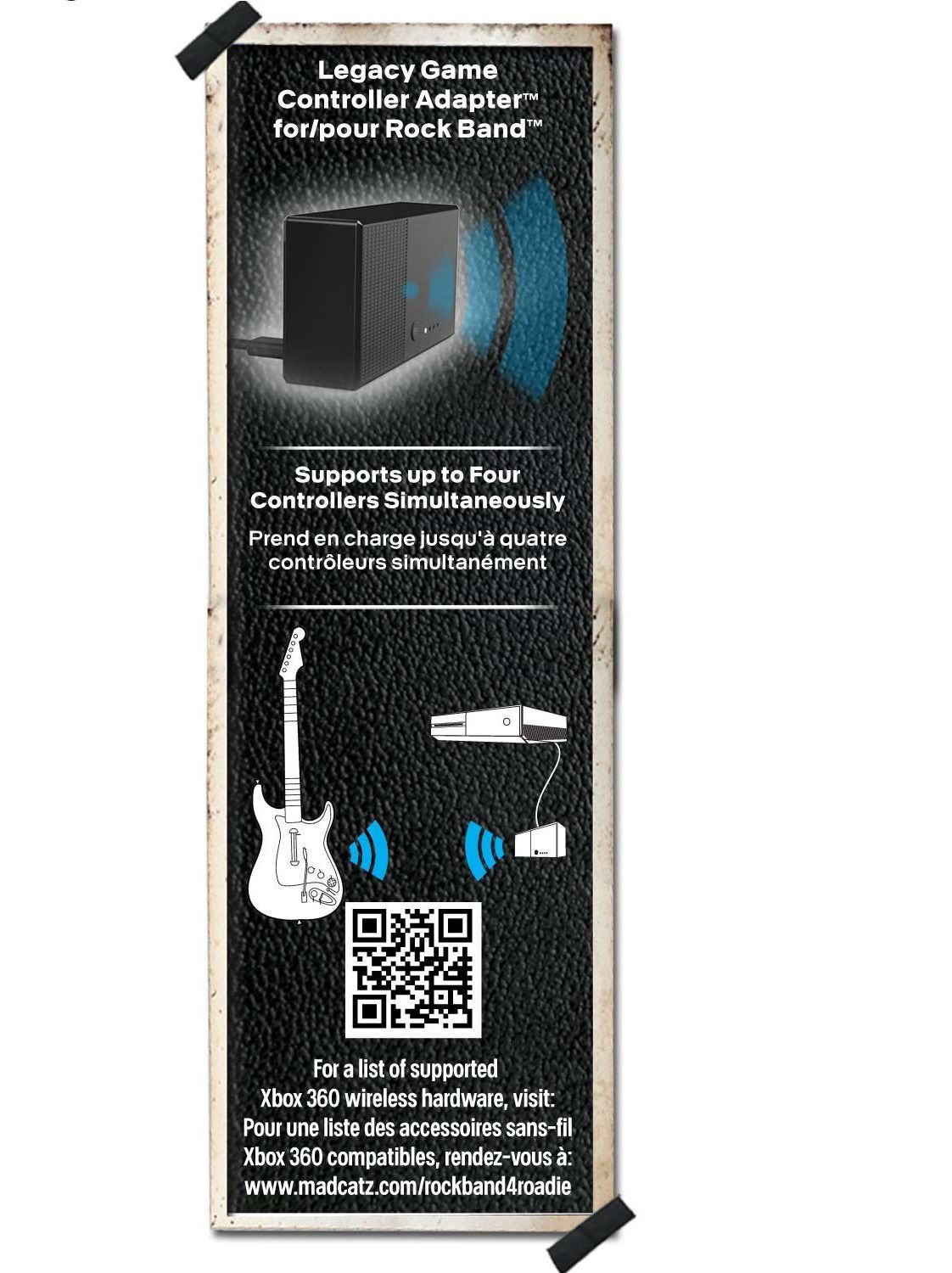 Xbox One - Rock Band 4 Édition Collector + Adaptateur Manettes Héritage (Harmonix/Mad Catz)