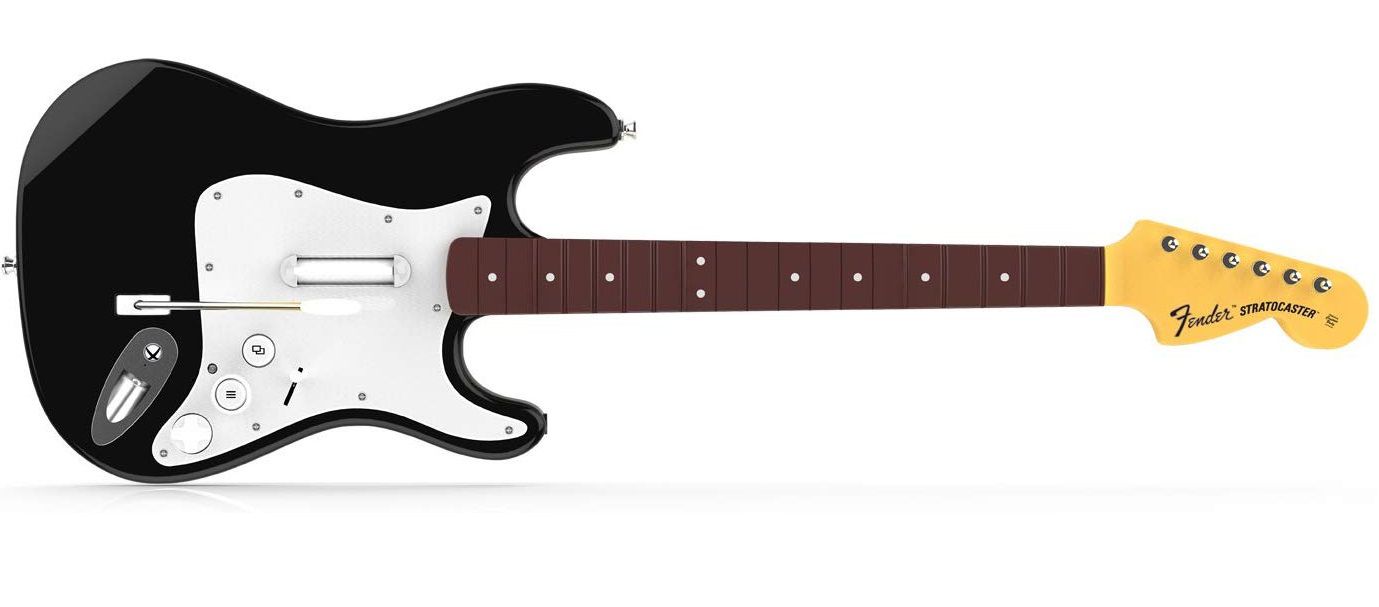 Rock Band 4 Wireless Fender Stratocaster Guitar Rock Band 4 Wireless Fender Stratocaster Guitar Controller - Xbox One