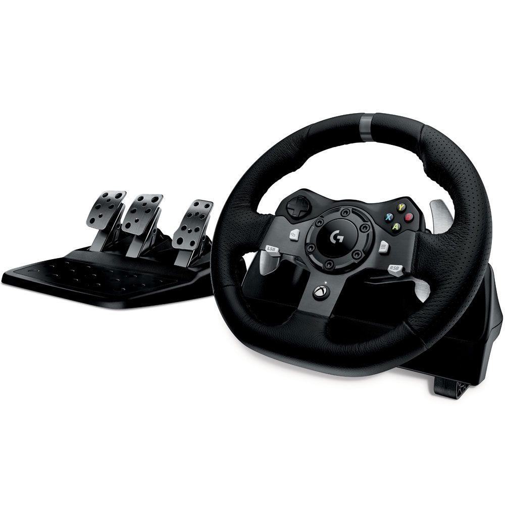 Volante Logitech G923 + Câmbio Driving Force Shifter P/ Xbox