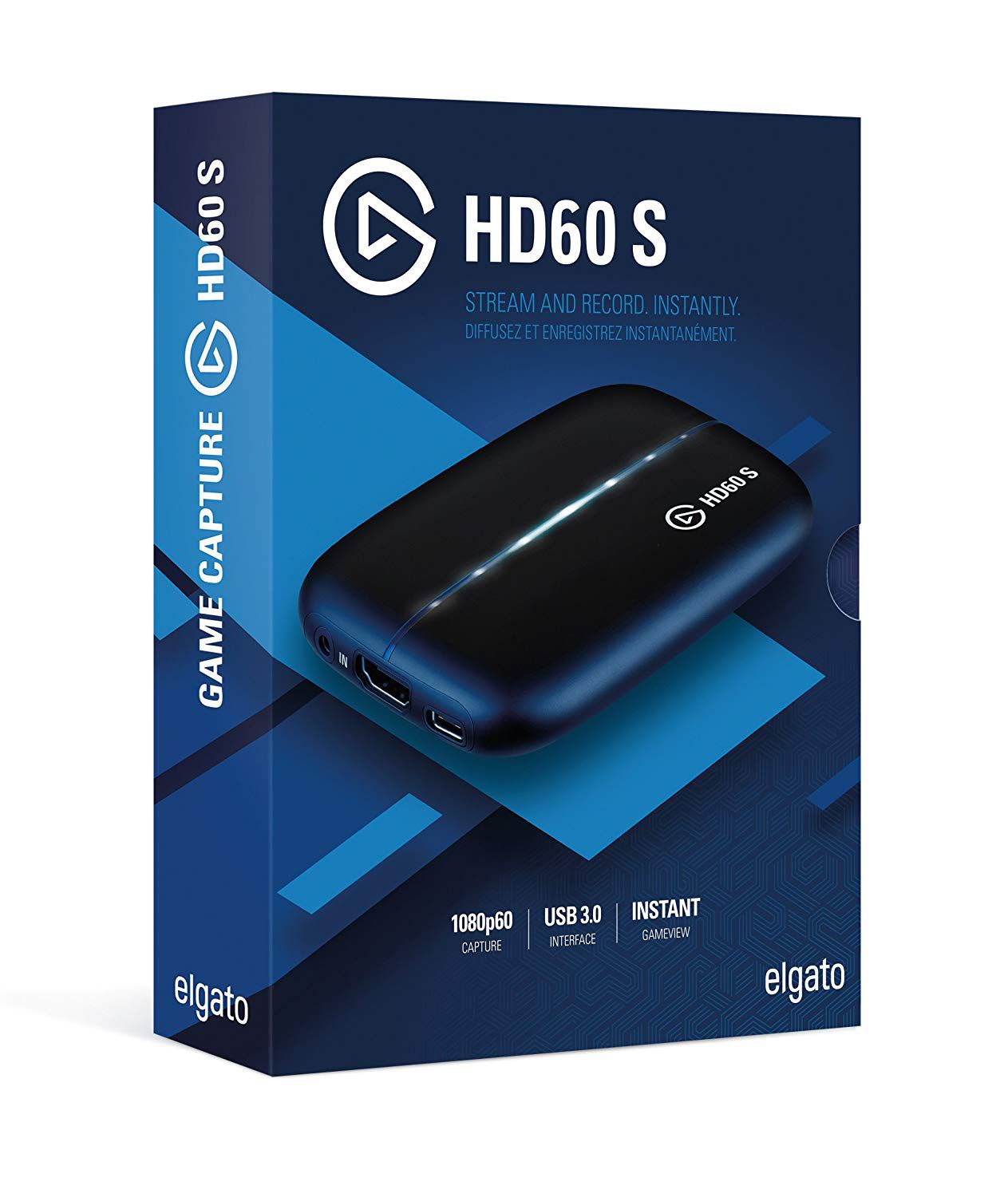 Captura de Video Elgato Game Capture HD Full HD 1080p HDMI USB  live  1GC104001000 Ideal para Gravar Jogos Compatível com Xbox 360 / Xbox One /  PS3 / PS4