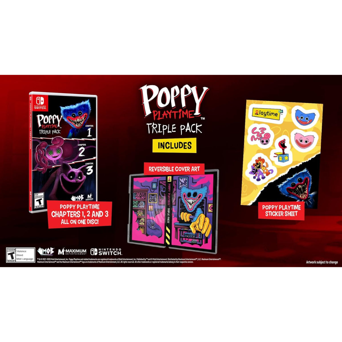 Poppy Playtime Triple Pack - Switch - Game Games - A Loja Mais POP do ...