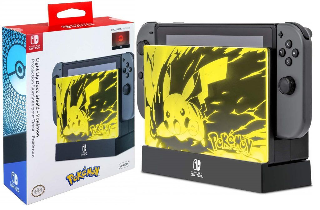 Nintendo Switch Light Up Dock Shield Pokemon PDP Game Games Loja de