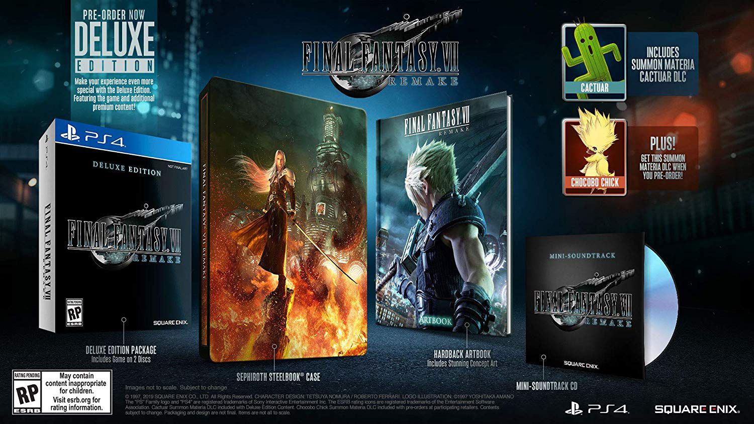 Jogo Final Fantasy Vii Remake (Steelbook Edition) - Ps4